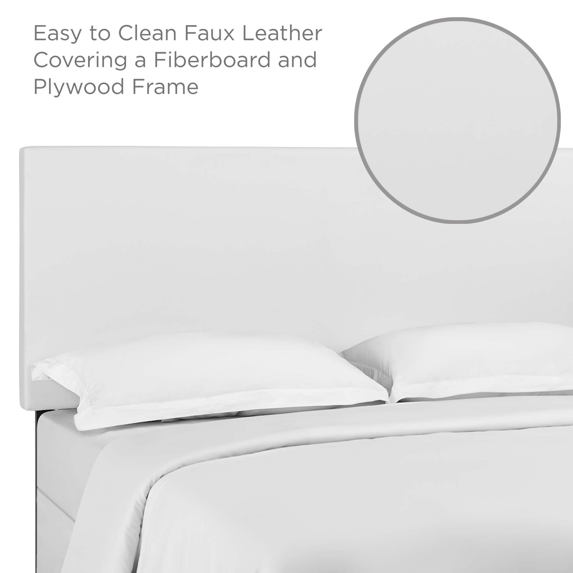 Taylor Upholstered Faux Leather King and California King Headboard
