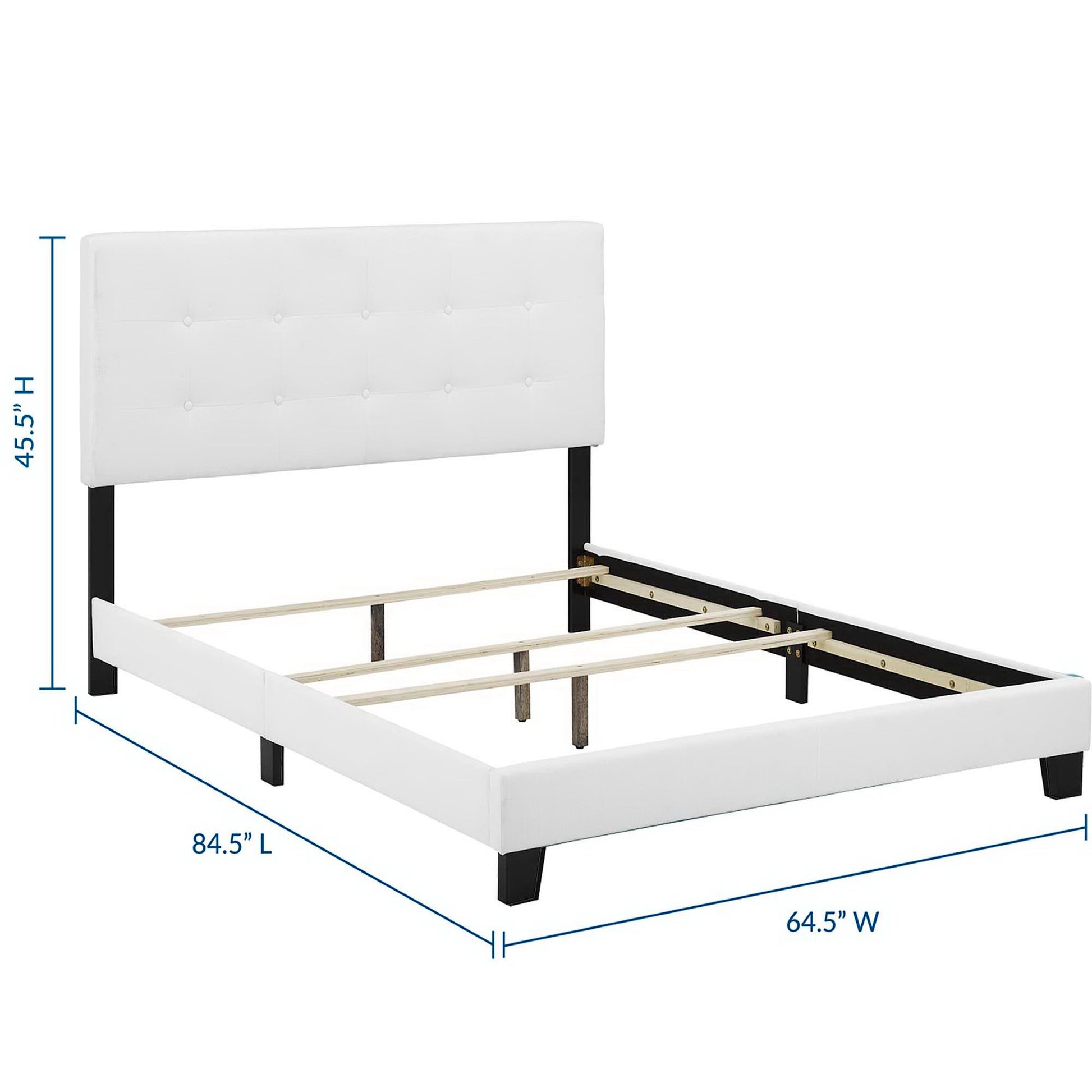 Amira Upholstered Fabric Bed