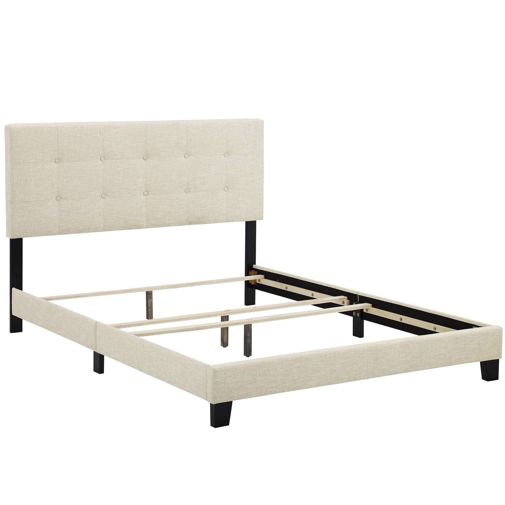 Amira Upholstered Fabric King Bed