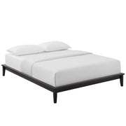 Lodge Wood Full Platform Bed Frame - Cappuccino