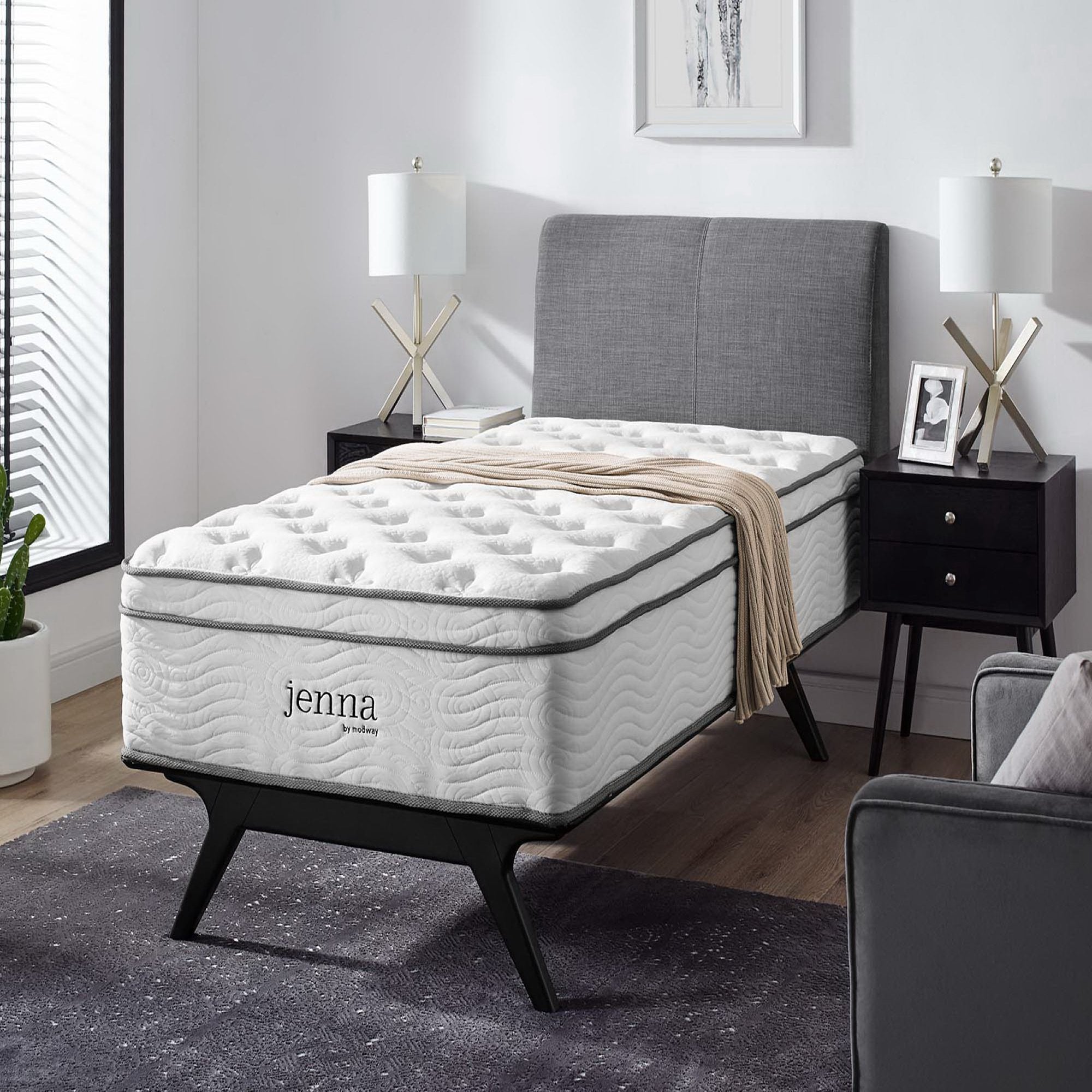 Jenna 14" Innerspring and Foam Twin Mattress
