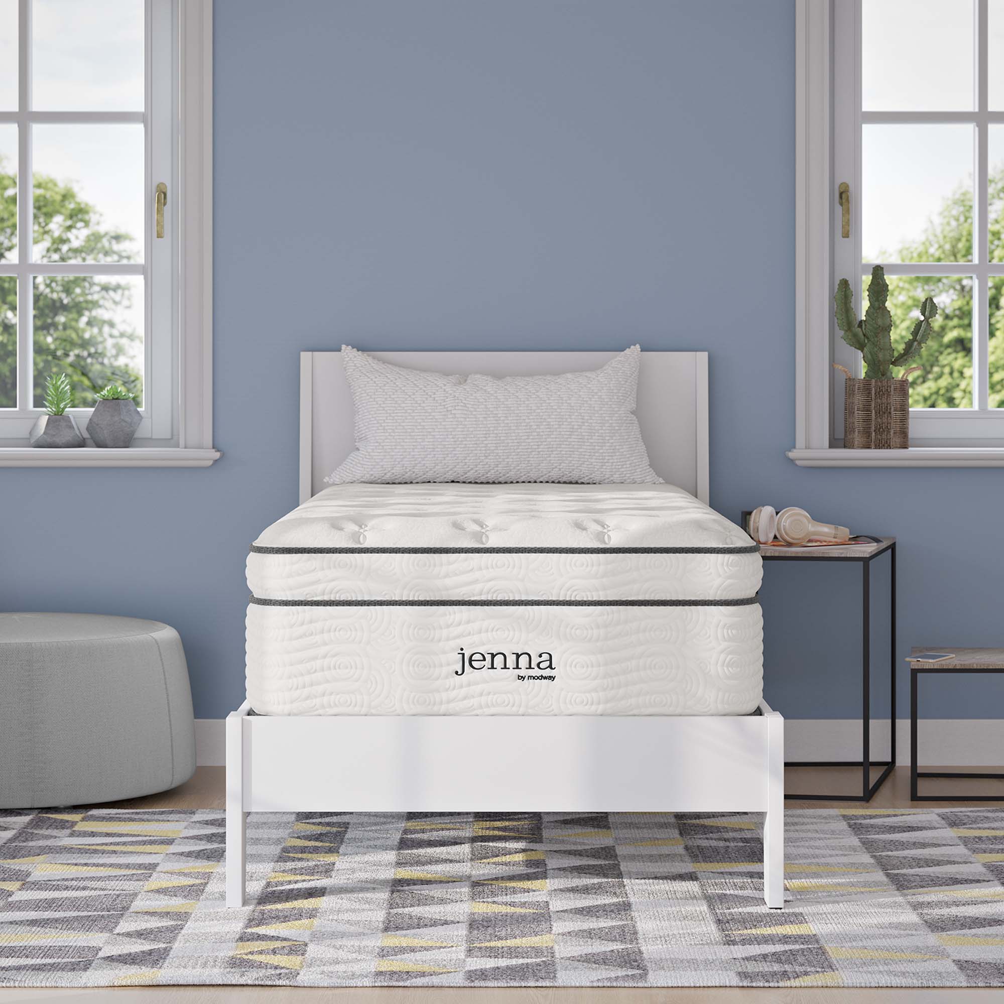 Jenna 14" Innerspring and Foam Twin Mattress
