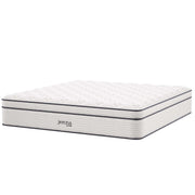 Jenna 14" Innerspring and Foam King Mattress - White