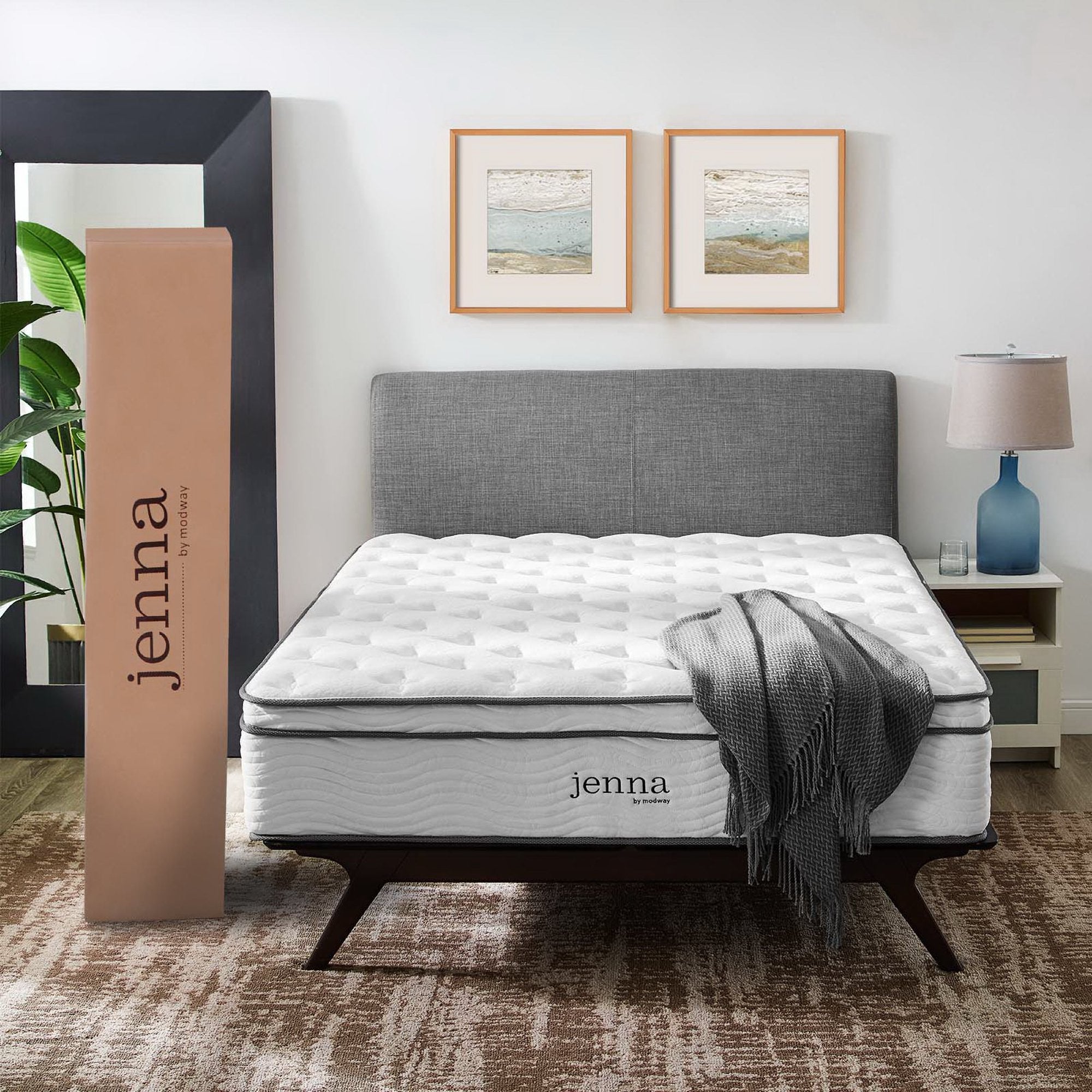 Jenna 14" Innerspring and Foam California King Mattress