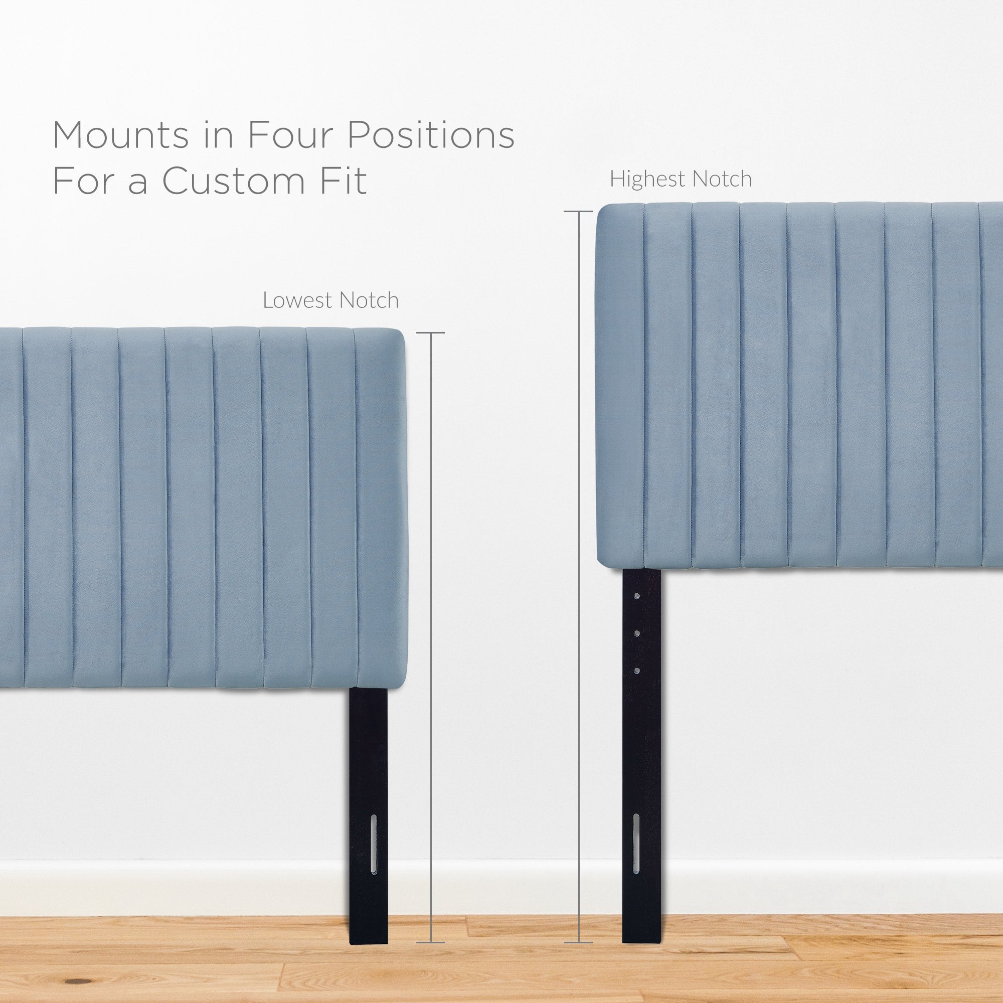 Keira Performance Velvet Twin Headboard