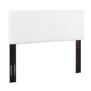 Keira Faux Leather Headboard - White