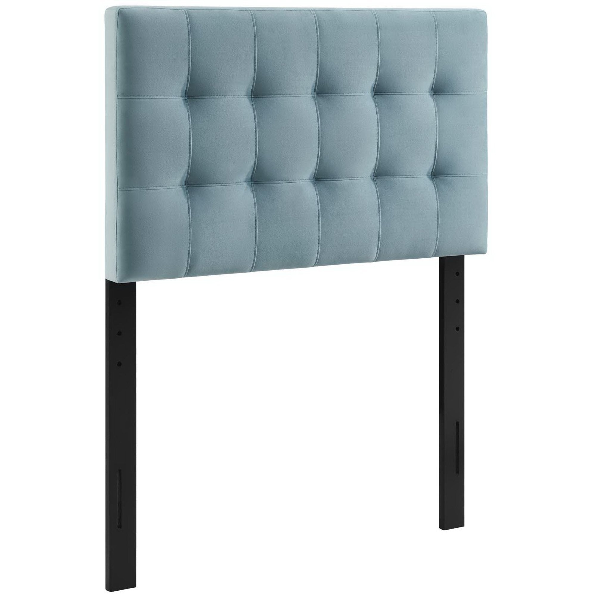 Lily Biscuit Tufted Performance Velvet Twin Headboard
