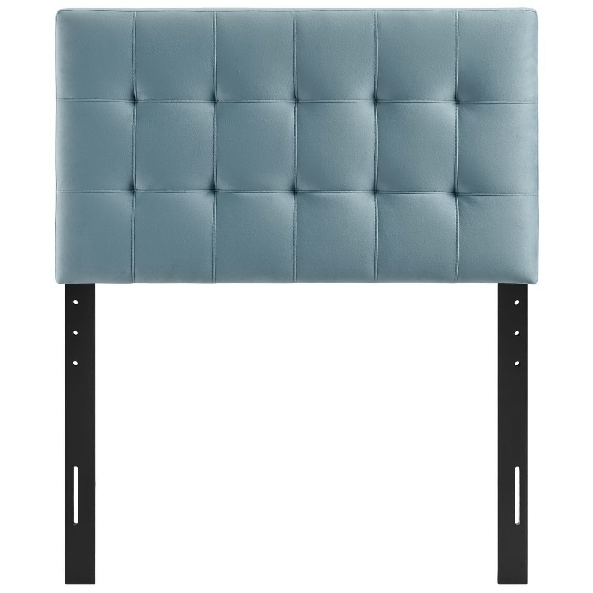 Lily Biscuit Tufted Performance Velvet Twin Headboard