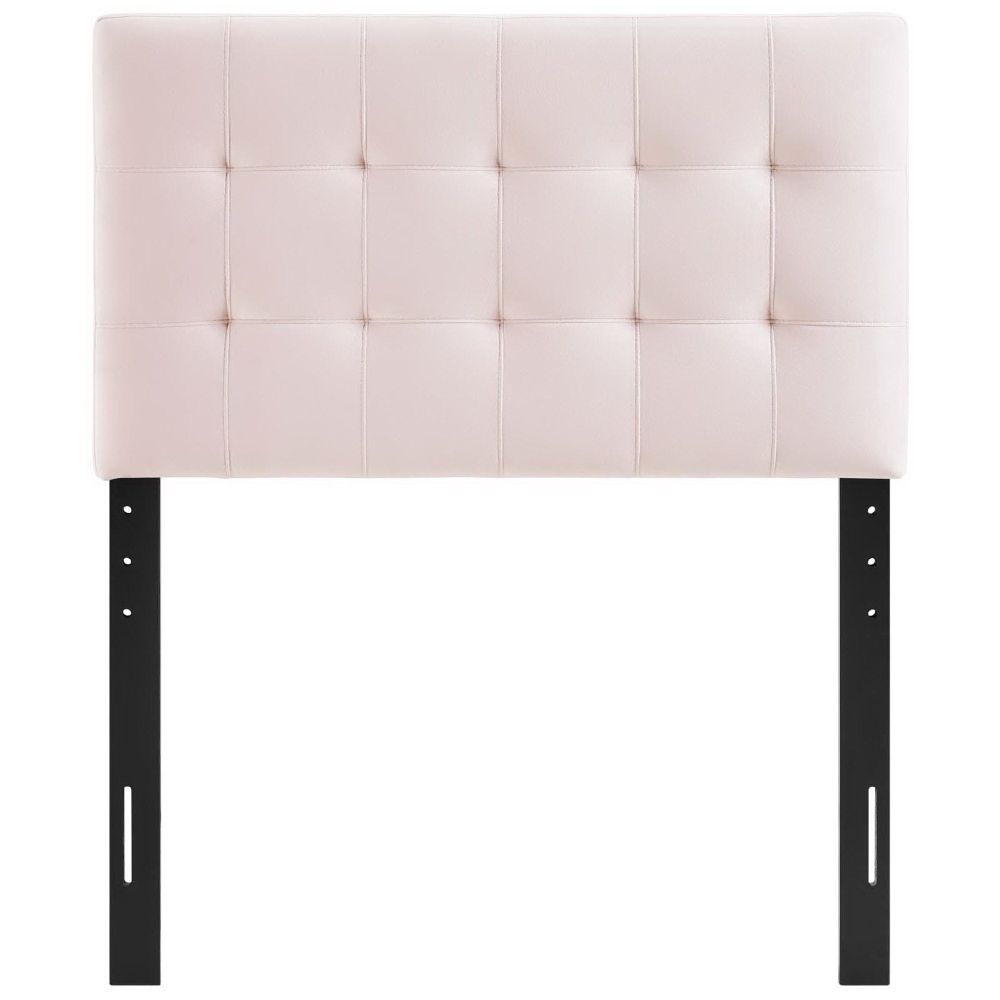 Lily Biscuit Tufted Performance Velvet Twin Headboard
