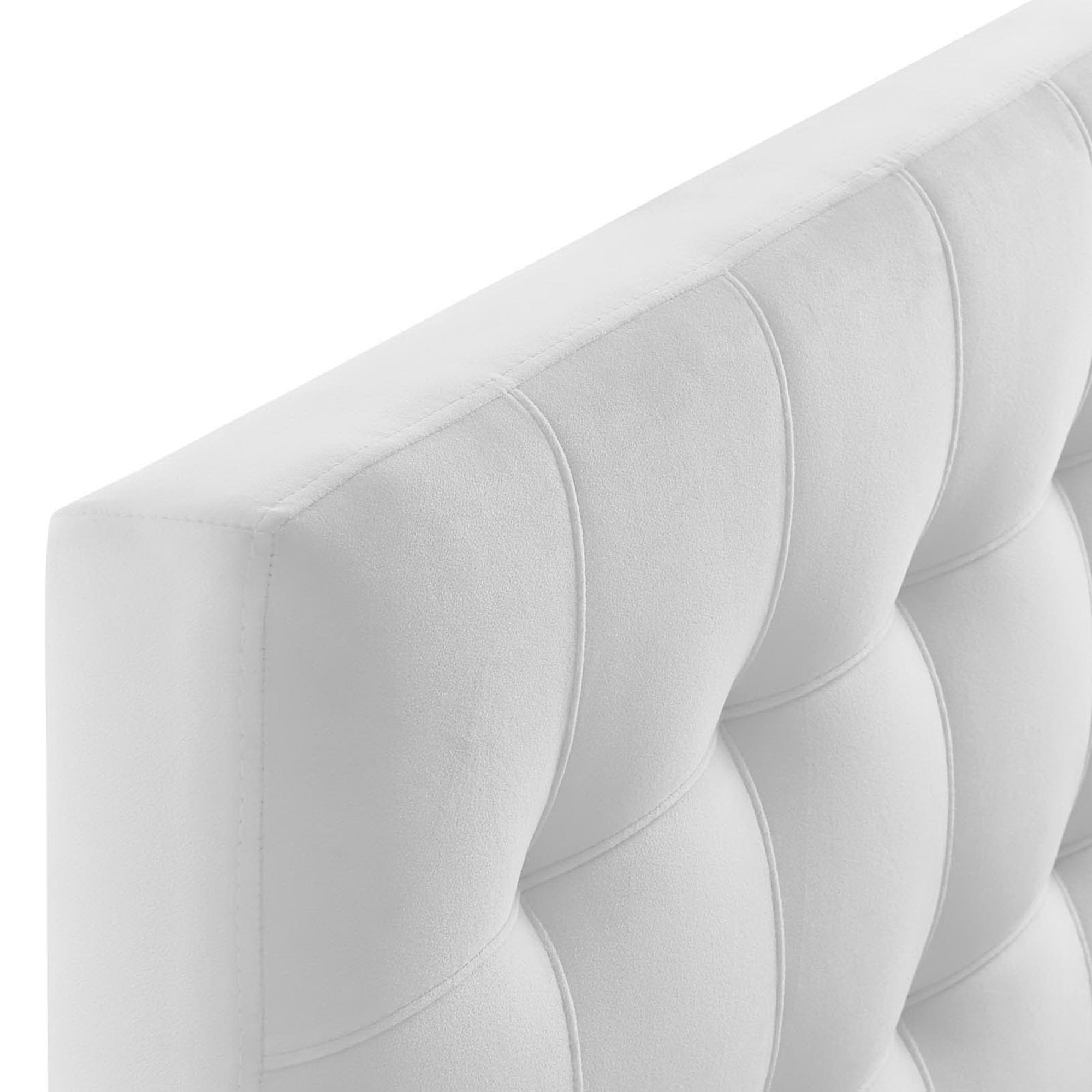 Lily Biscuit Tufted Performance Velvet Twin Headboard