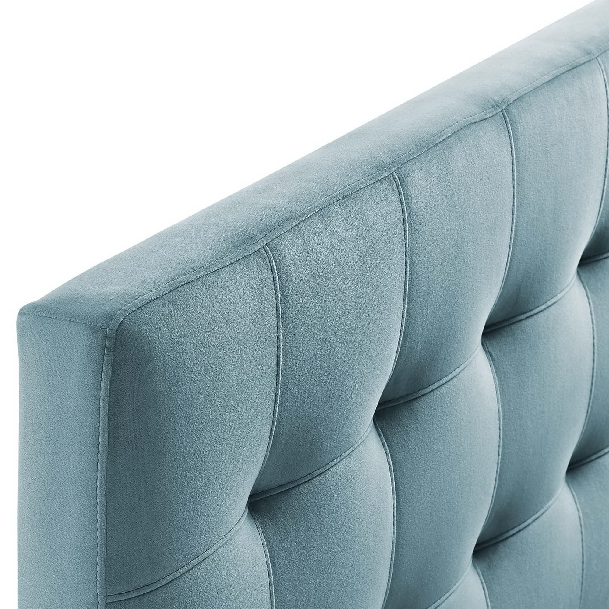 Lily Biscuit Tufted Performance Velvet Full Headboard