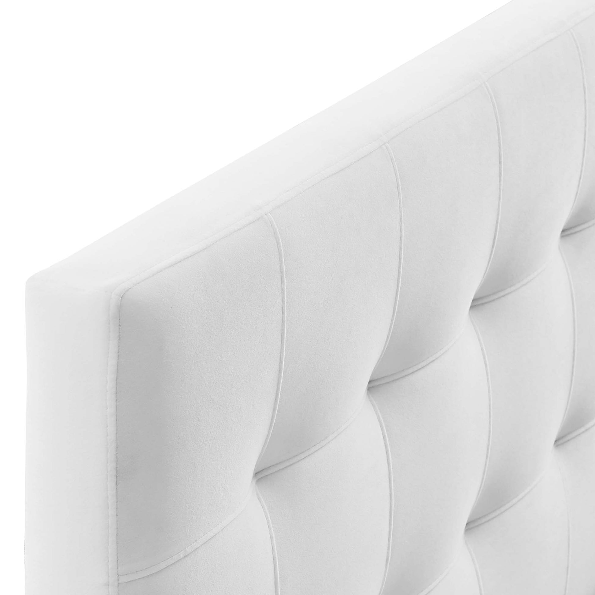 Lily Biscuit Tufted Performance Velvet Full Headboard