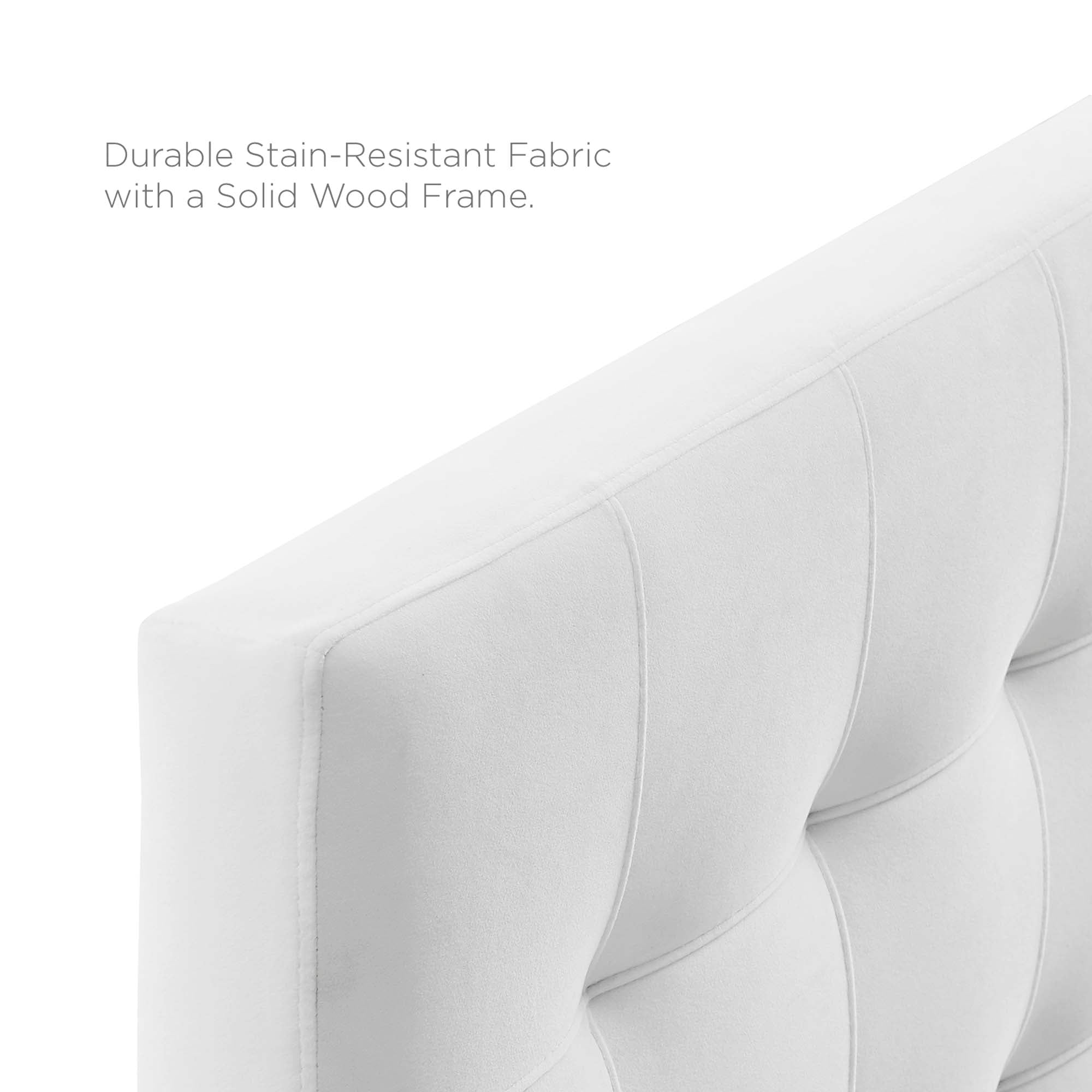 Lily Biscuit Tufted Performance Velvet Full Headboard
