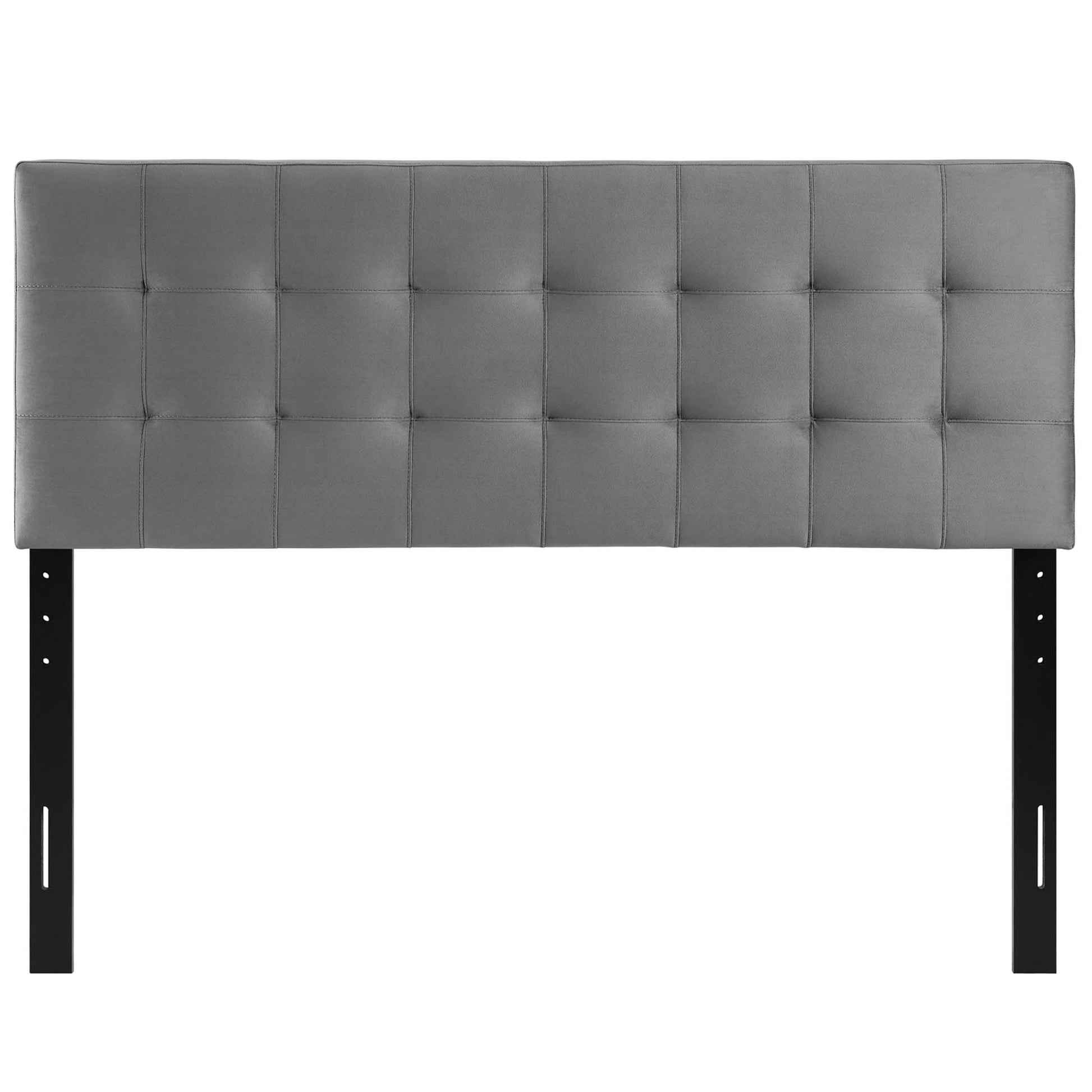 Lily Biscuit Tufted Performance Velvet King Headboard