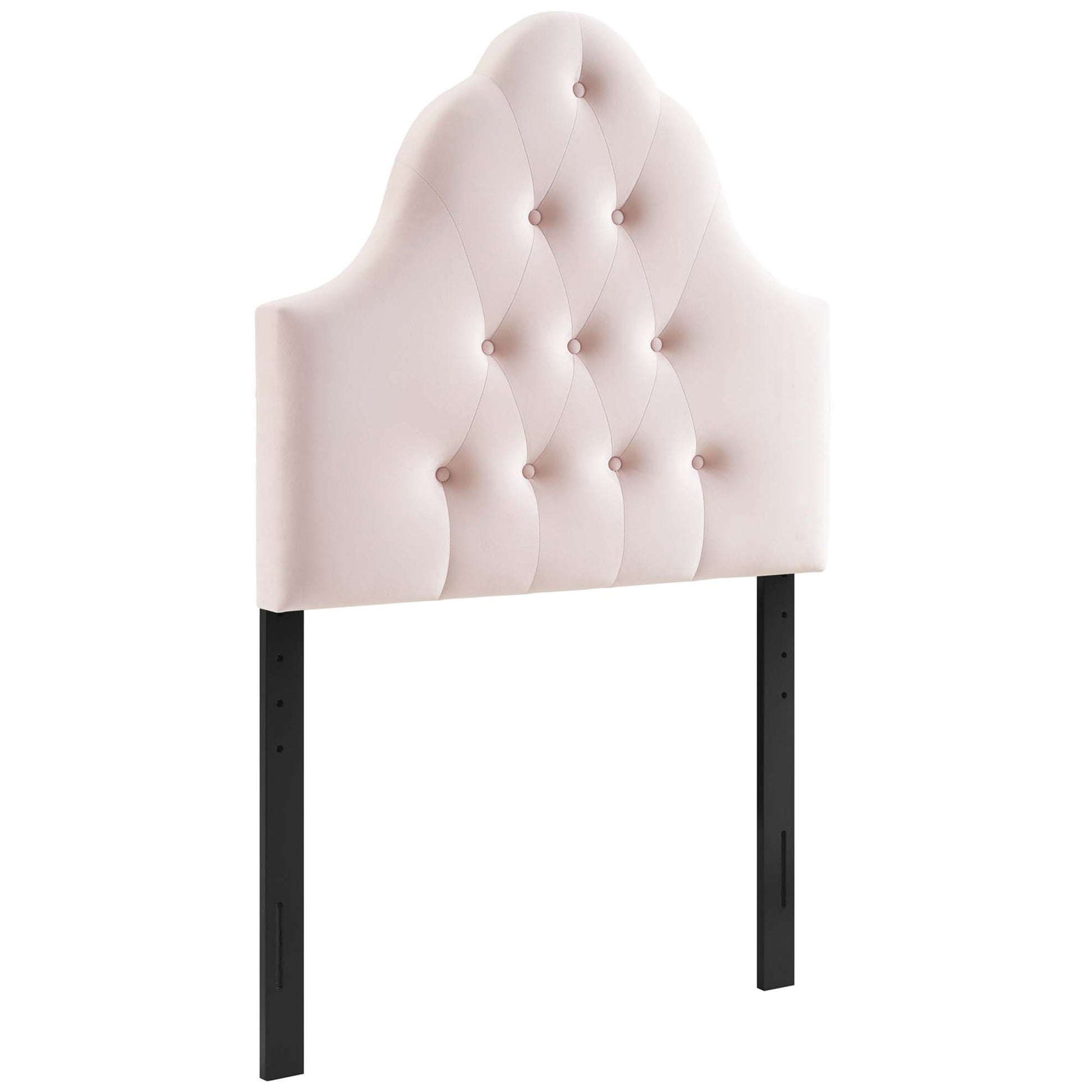 Sovereign Diamond Tufted Performance Velvet Headboard - Pink