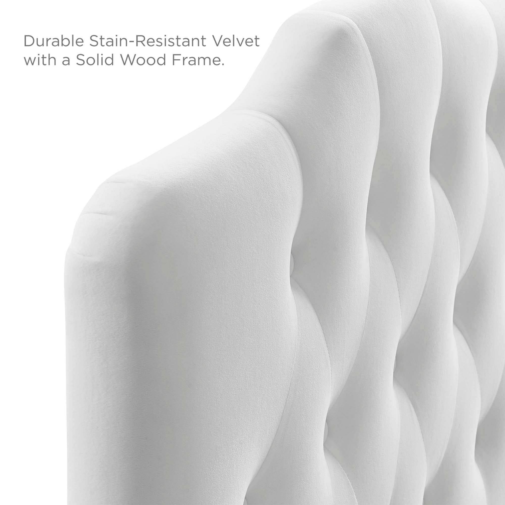 Annabel Diamond Tufted Performance Velvet Twin Headboard