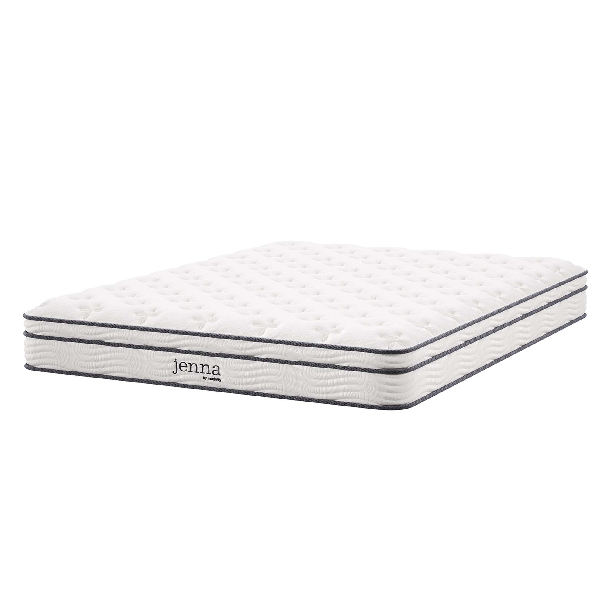 Jenna Innerspring and Foam Mattress - White