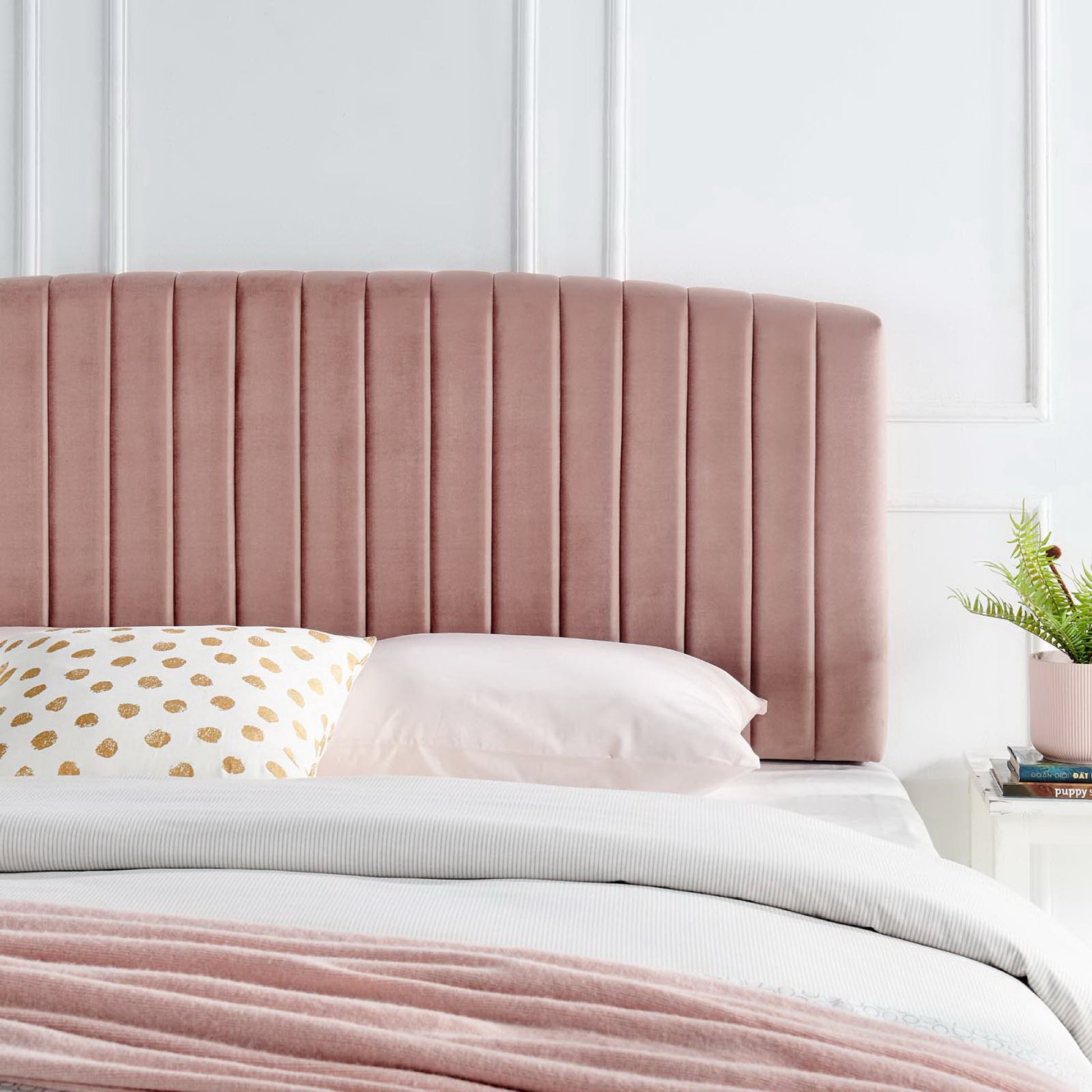 Rebecca Performance Velvet Full / Queen Headboard