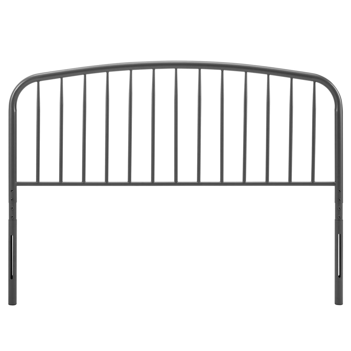 Nova Metal Twin Headboard - Gray