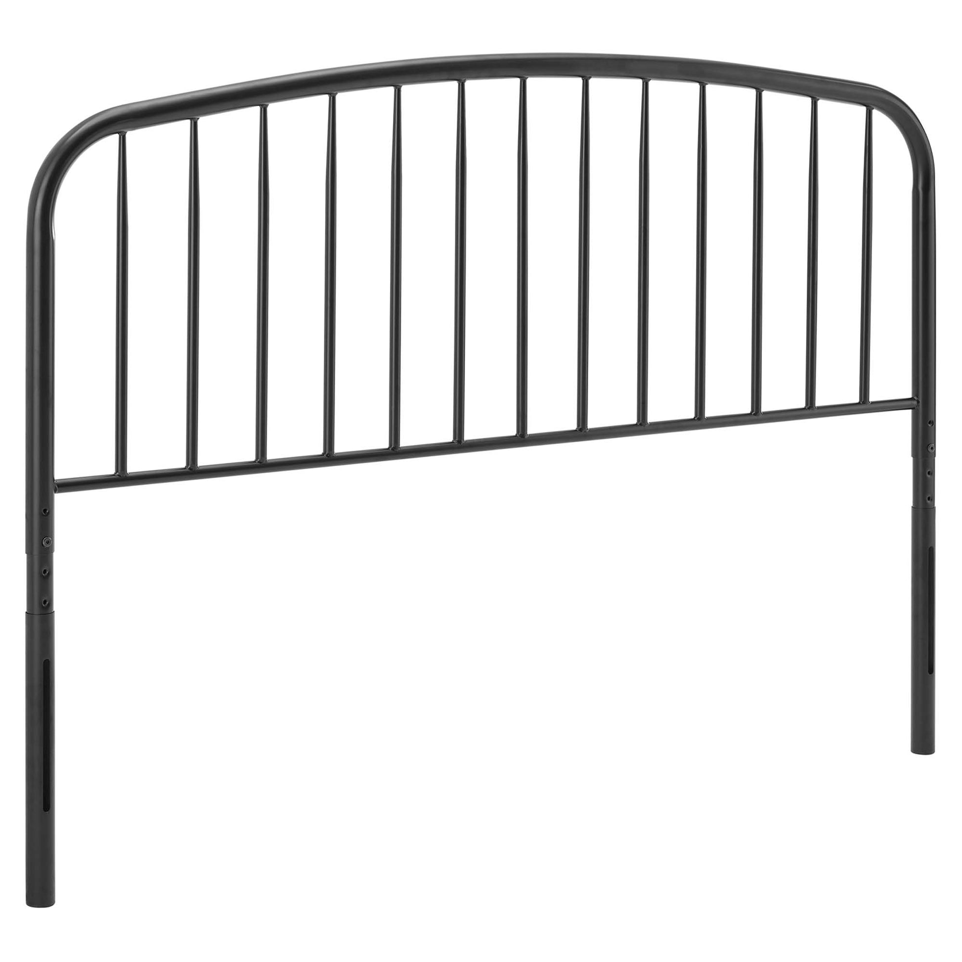 Nova Metal Headboard - Black