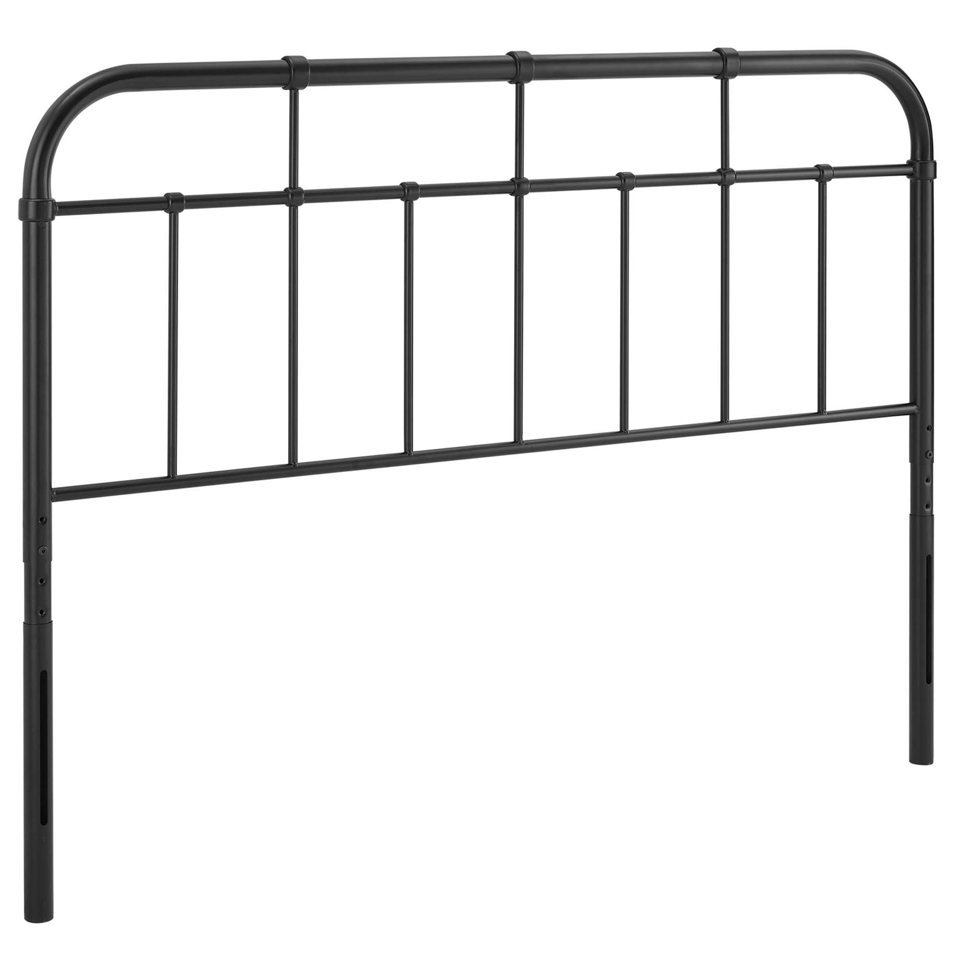 Alessia Metal Headboard - Black