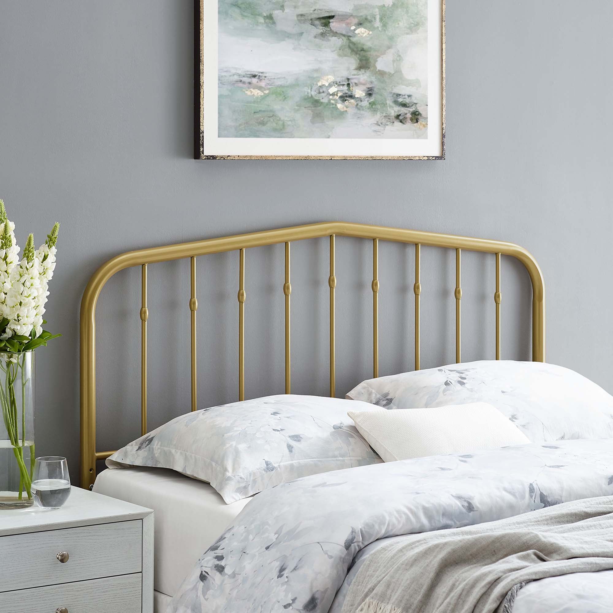 Lennon Metal Twin Headboard
