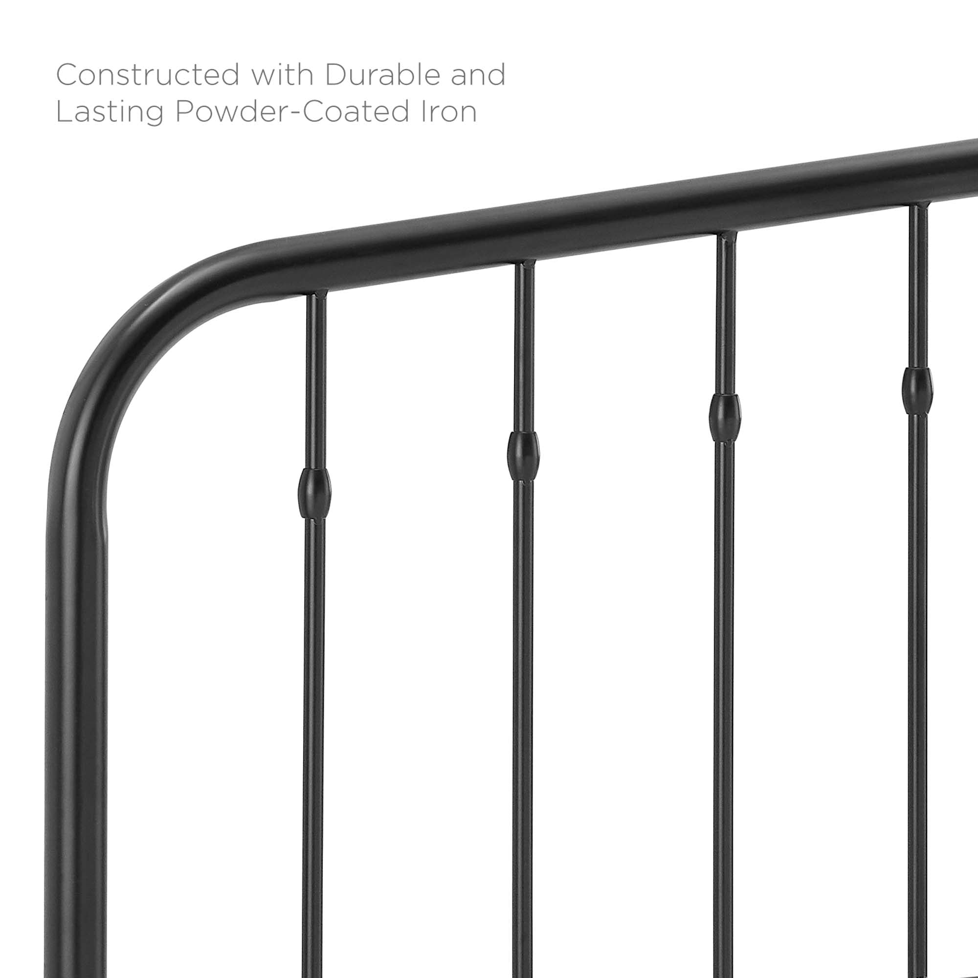 Lennon Metal Full Headboard - Gold