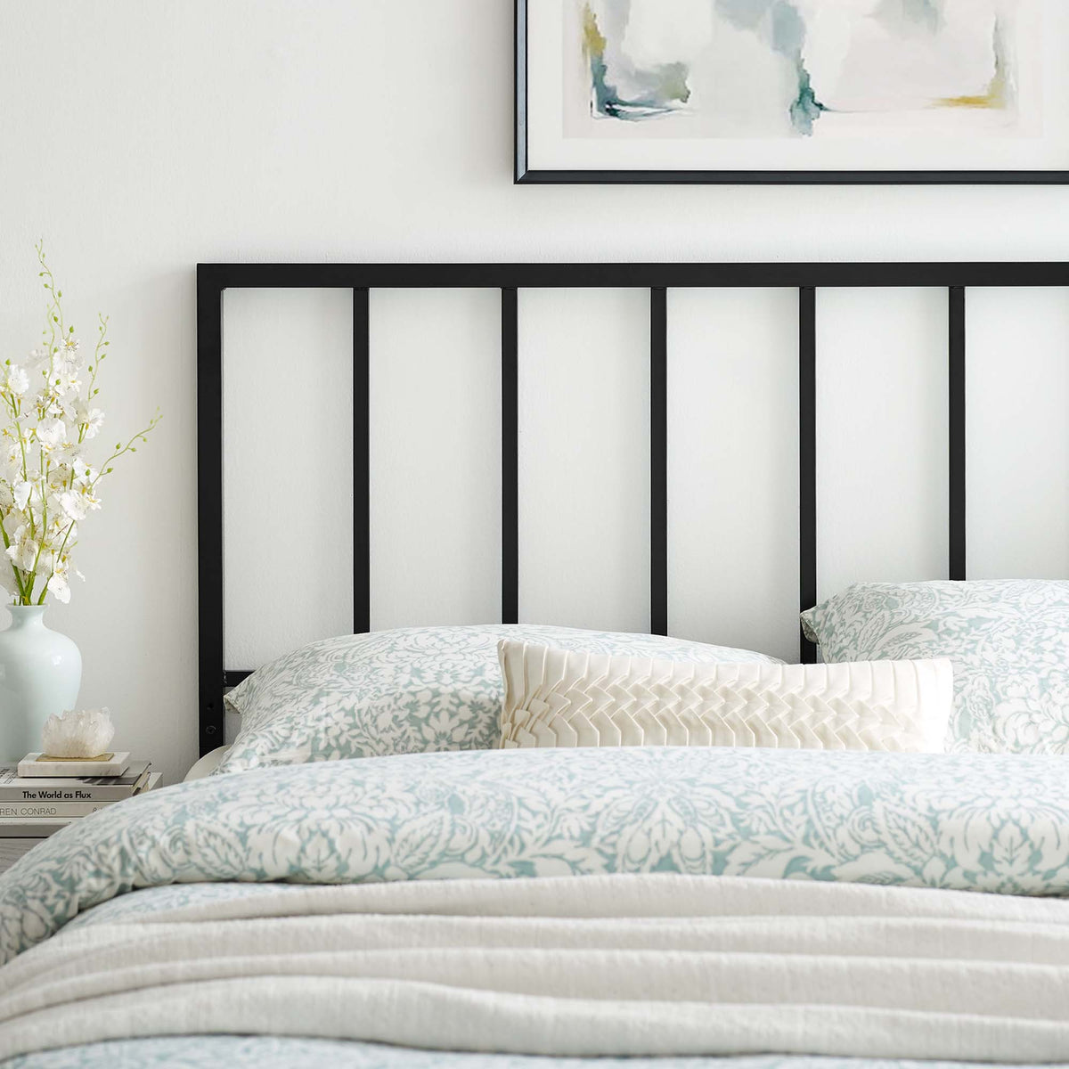 Tatum Metal Twin Headboard - Black