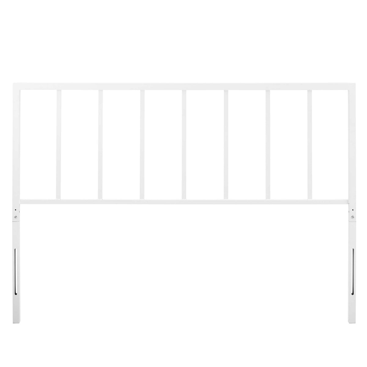 Tatum Metal King Headboard - White