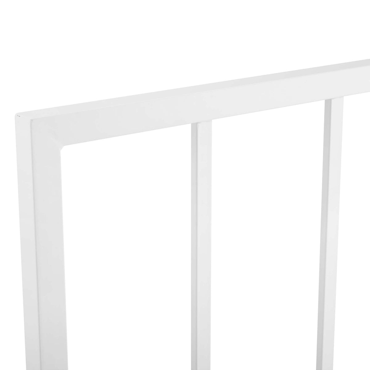 Tatum Metal King Headboard - White