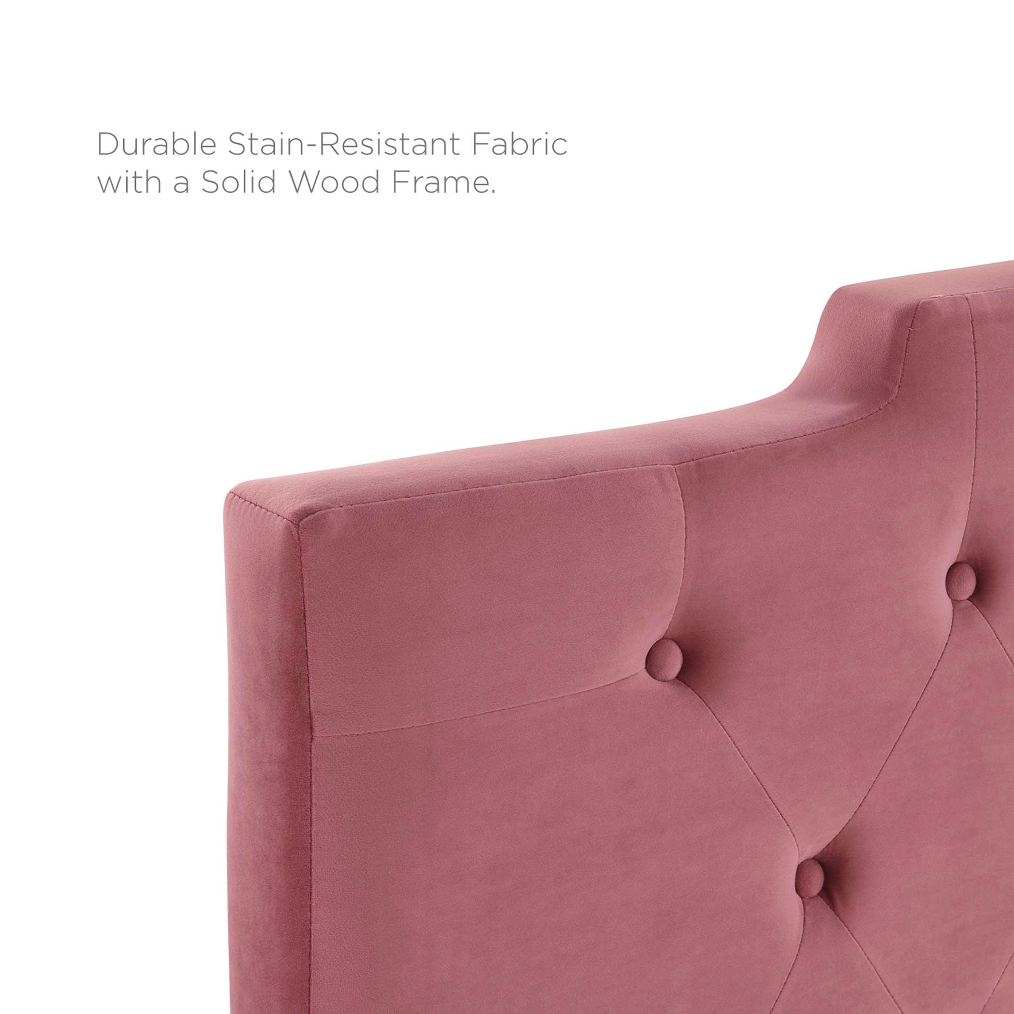 Juliet Tufted Performance Velvet King/California King Headboard - Mint