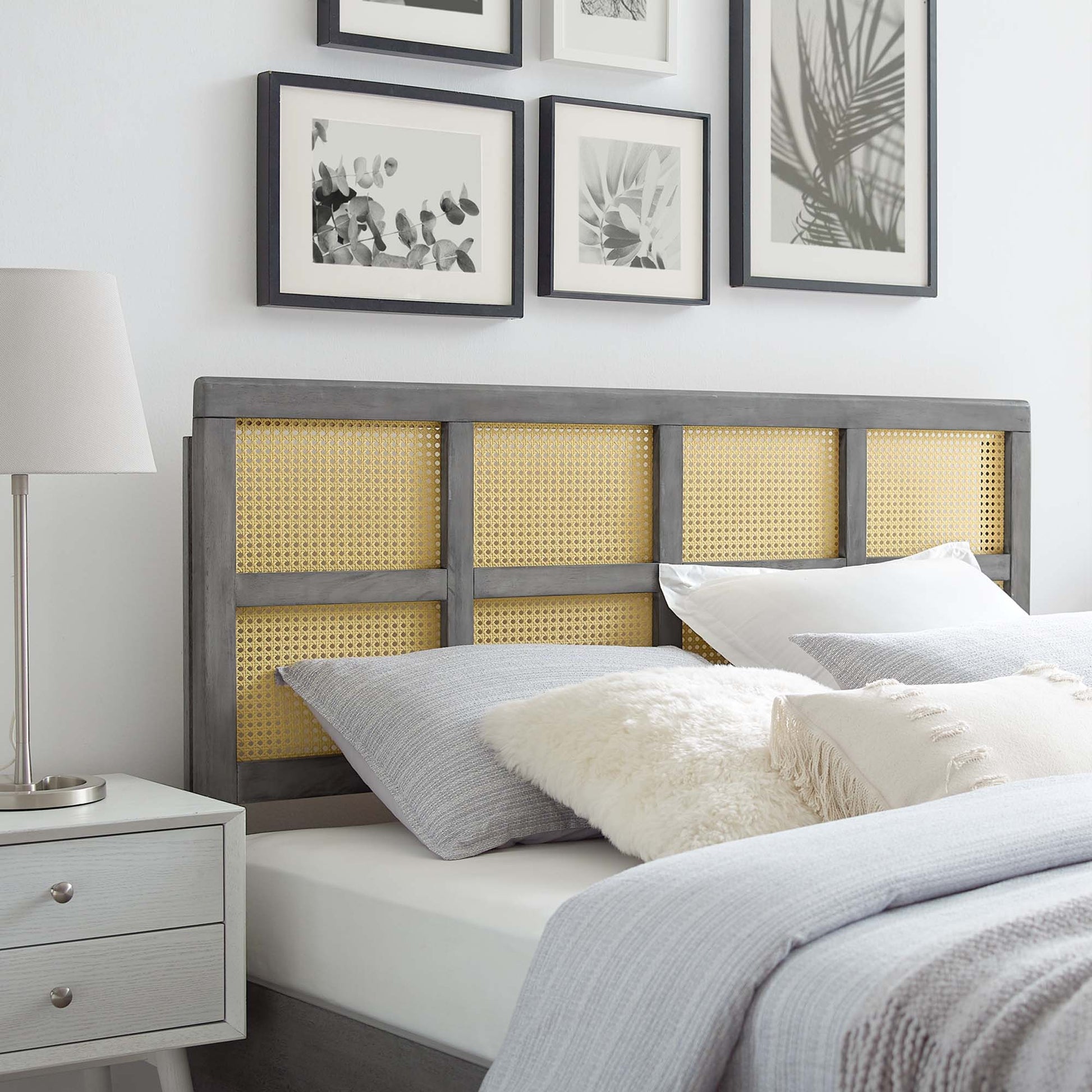 Luana Cane Full Headboard
