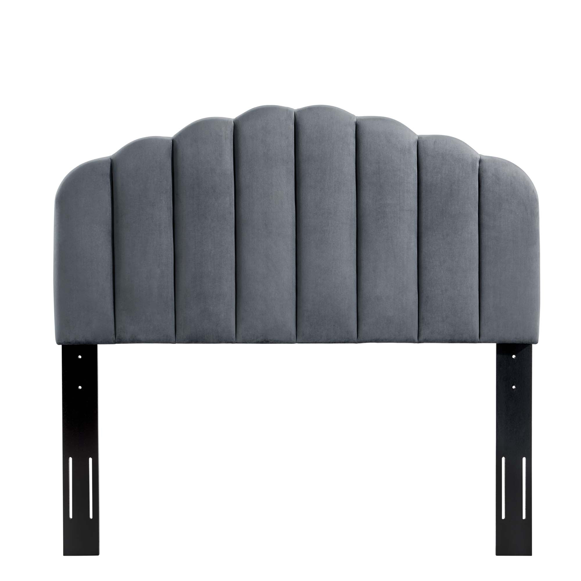 Veronique Performance Velvet Twin Headboard - Pink