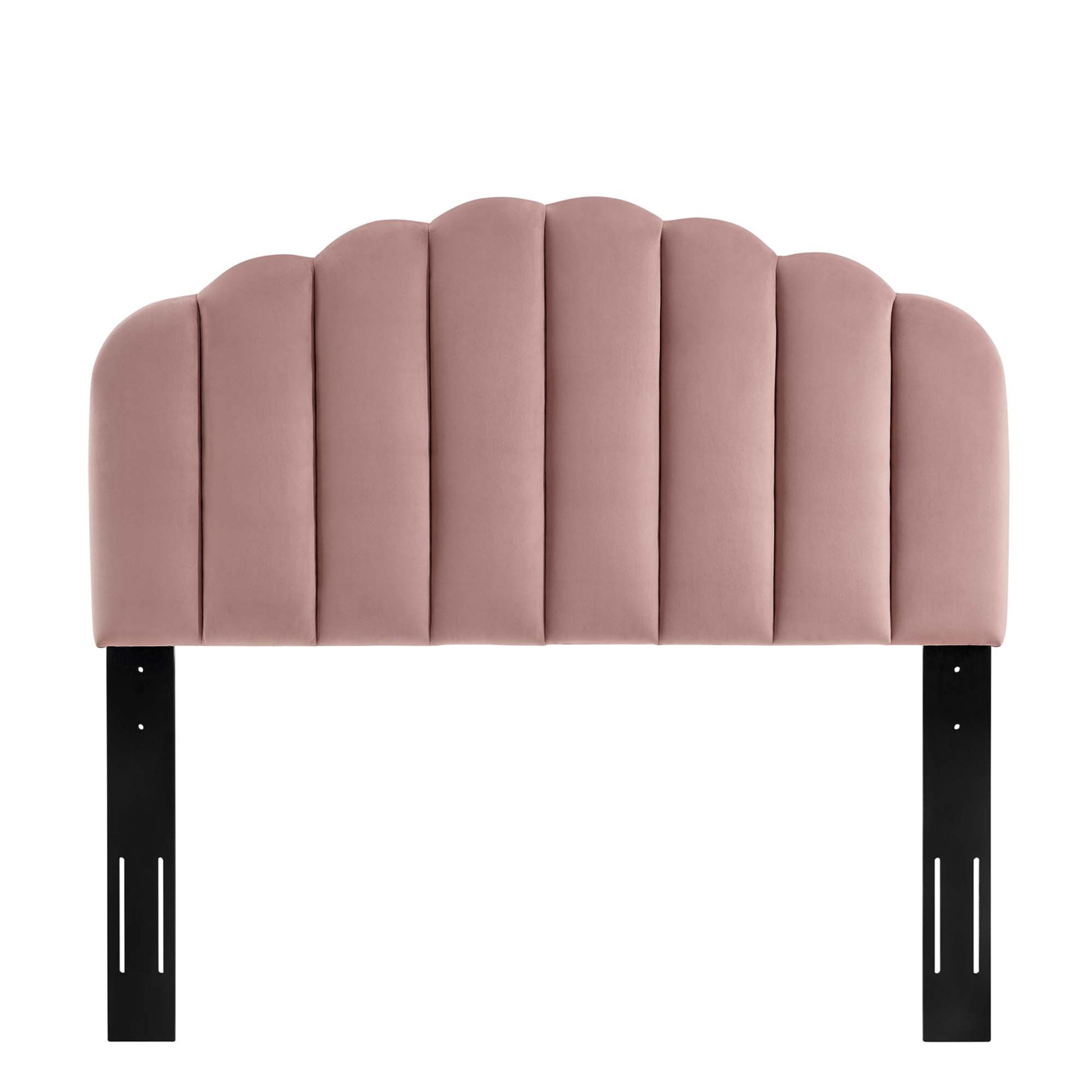 Veronique Performance Velvet Headboard - White