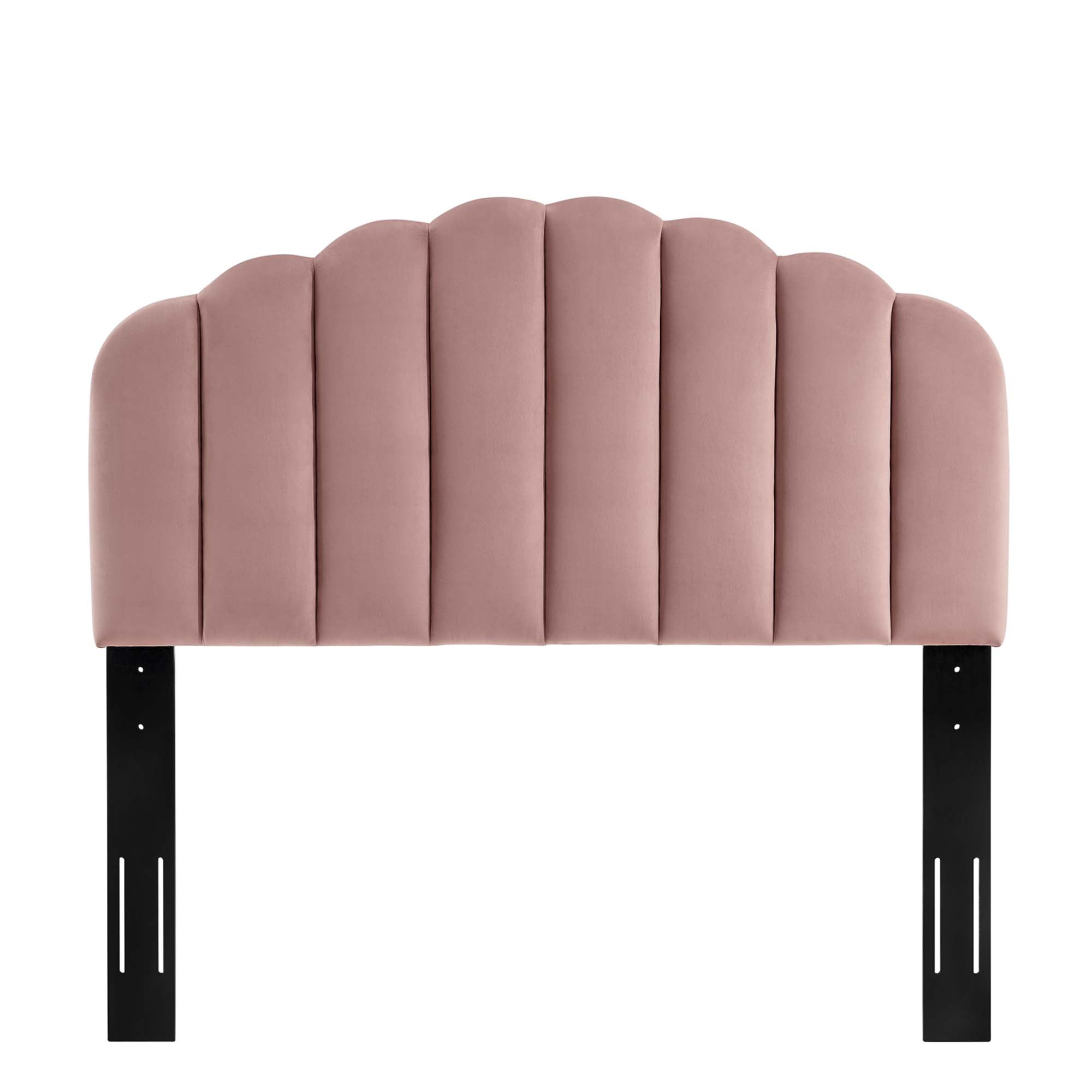 Veronique Performance Velvet Headboard - White