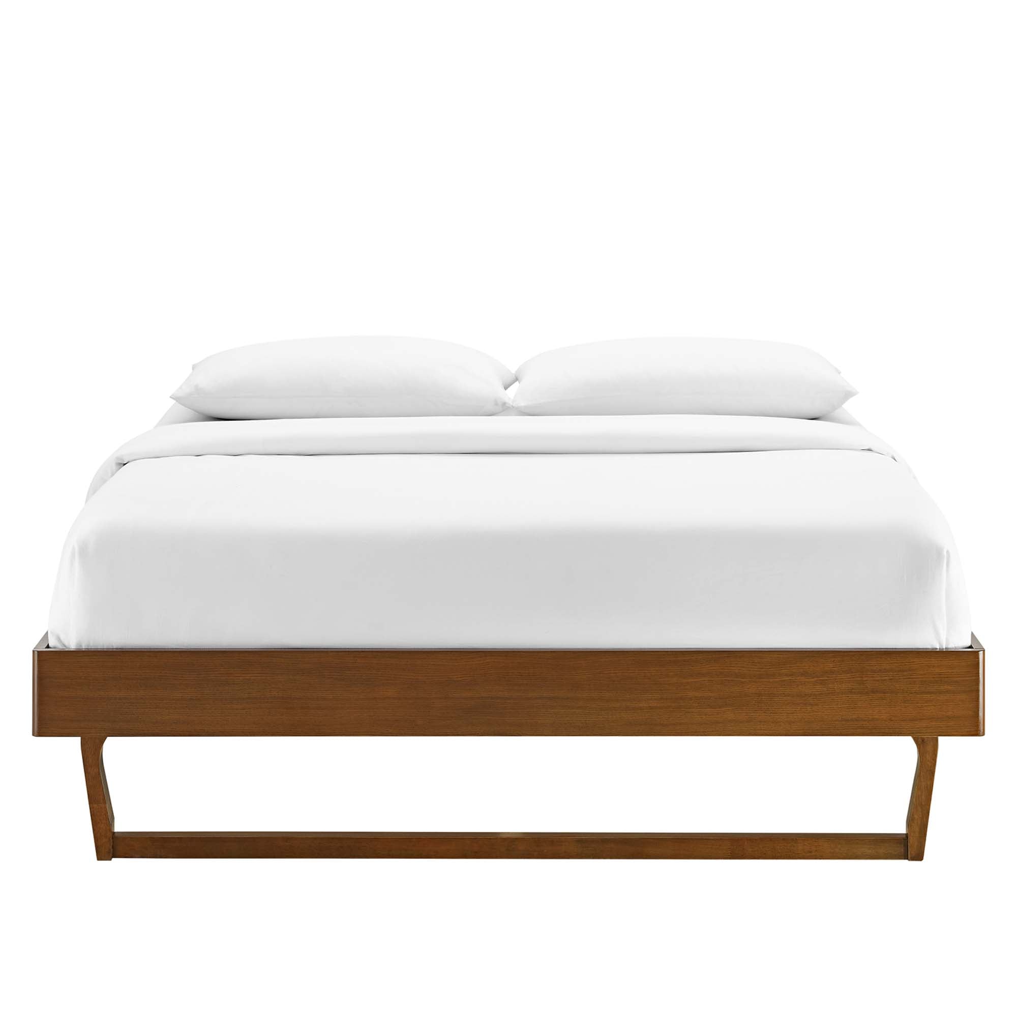 Billie Wood King Platform Bed Frame