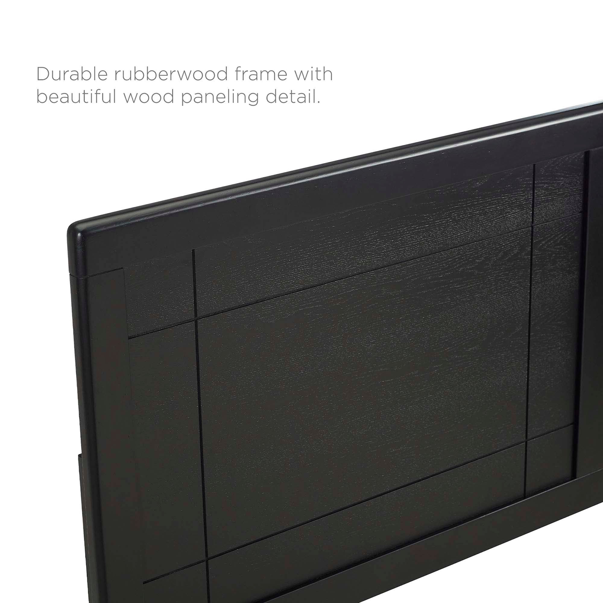 Archie Wood Queen Headboard - Gray