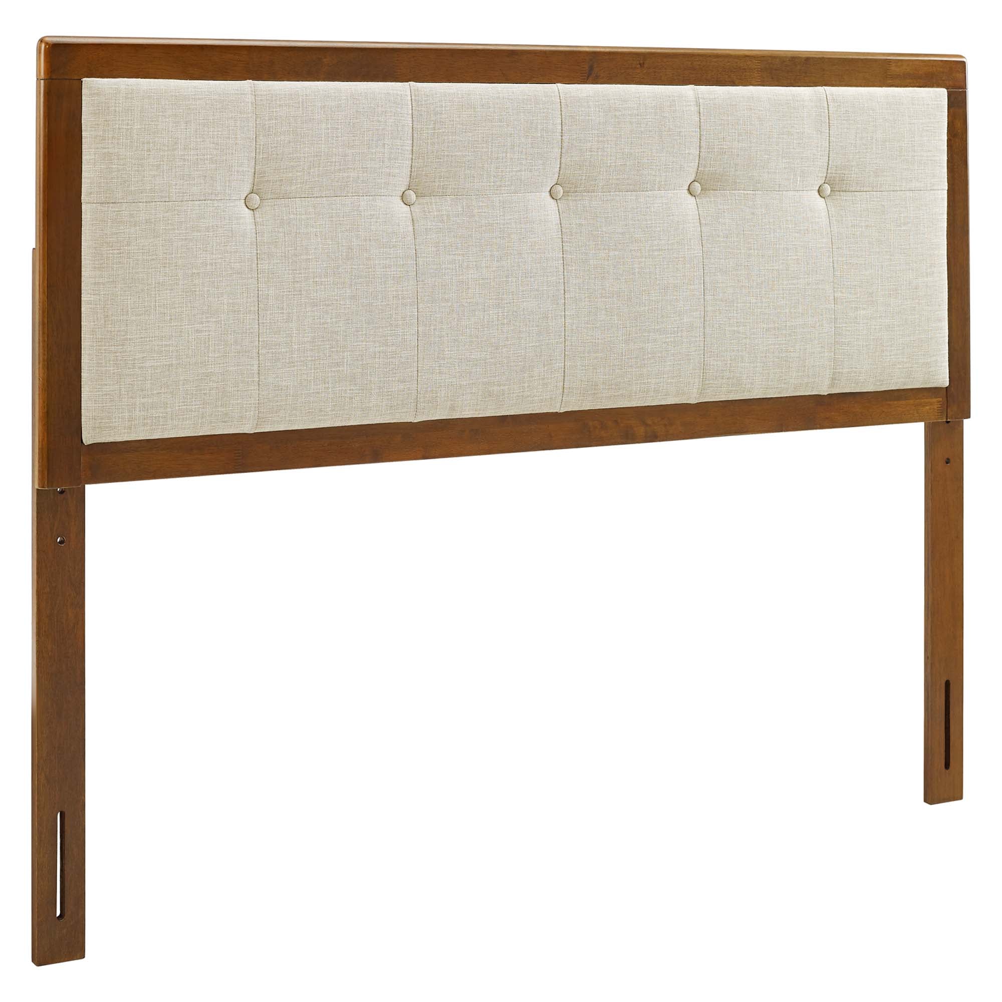 Willow Wood Full Platform Bed With Splayed Legs