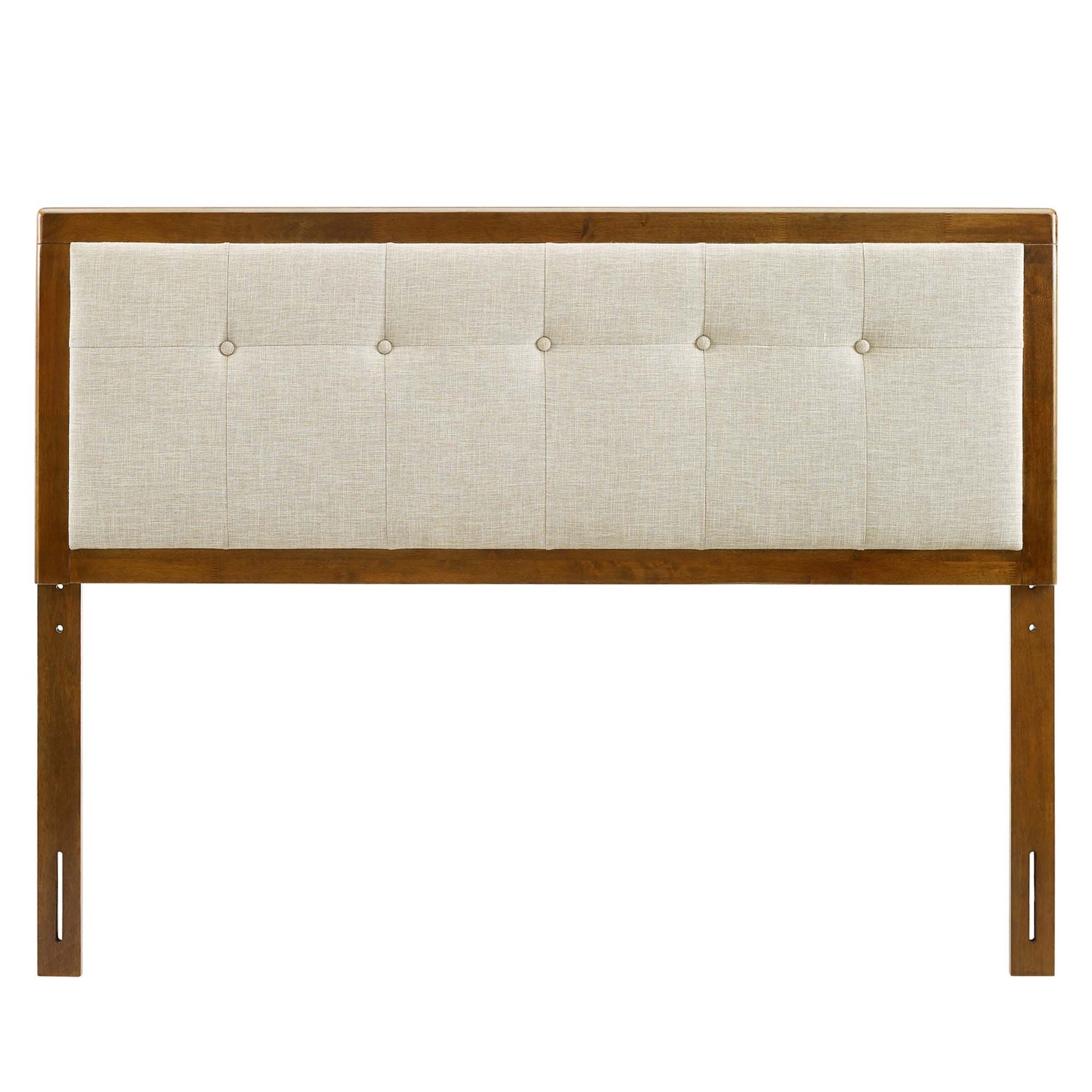 Willow Wood Full Platform Bed With Splayed Legs
