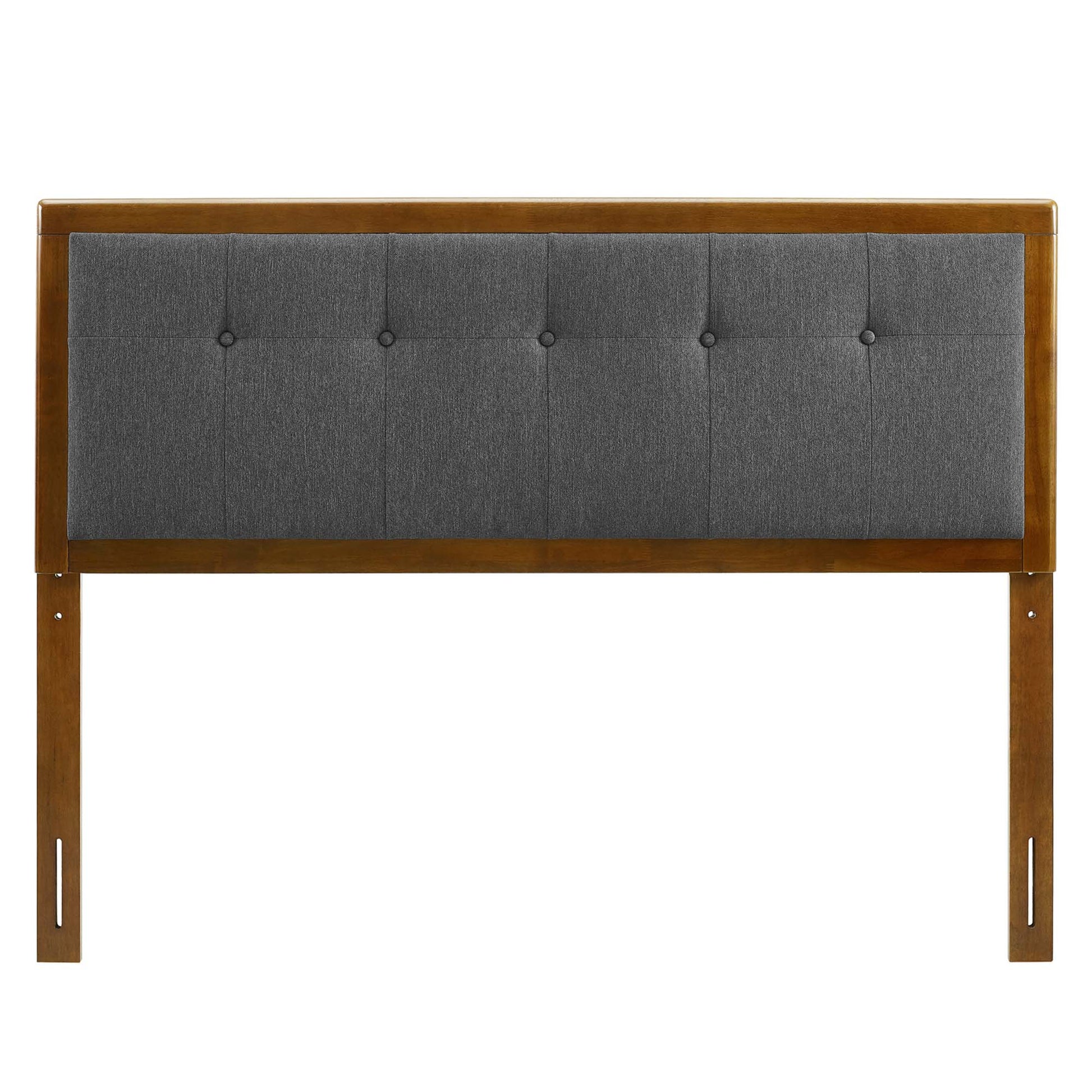 Draper Tufted Fabric and Wood Full Headboard