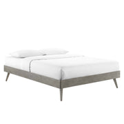 Margo Wood Platform Bed Frame - Gray