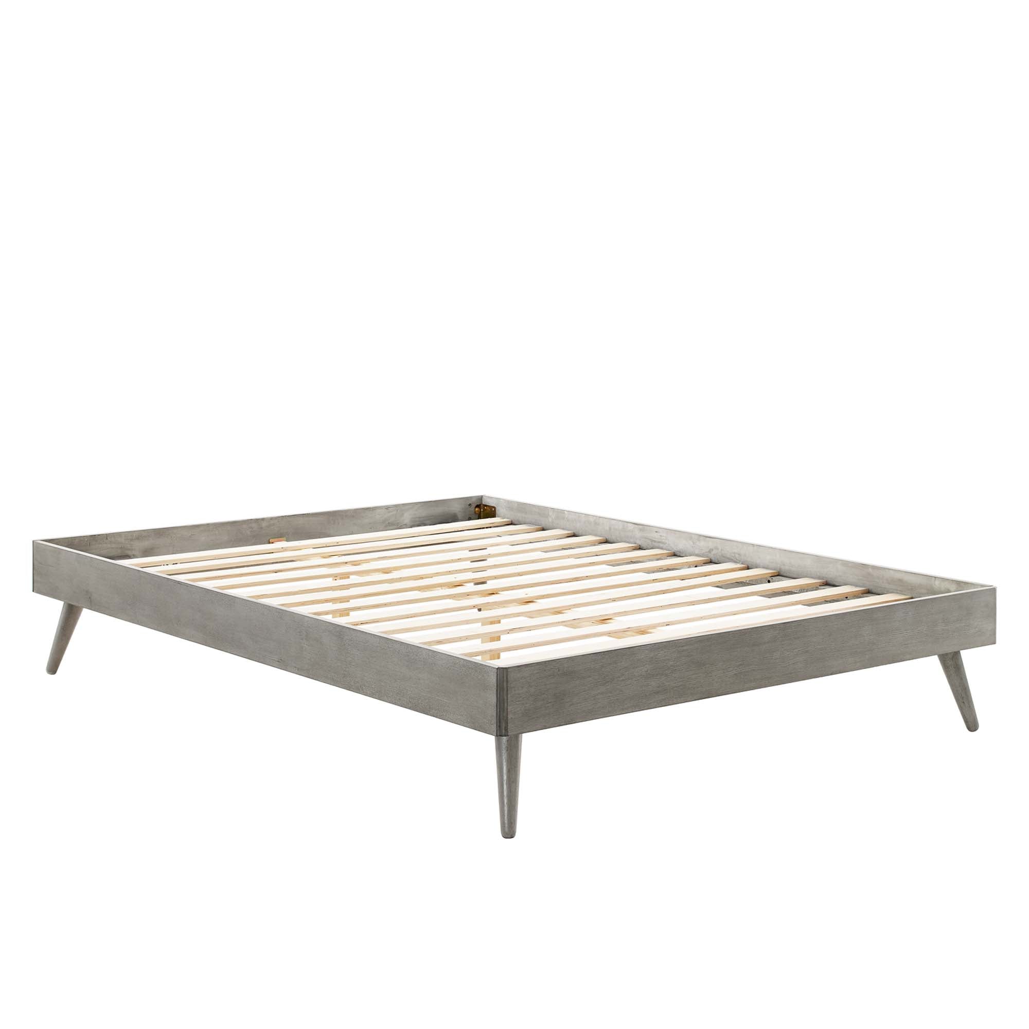 Margo Wood Platform Bed Frame - Walnut