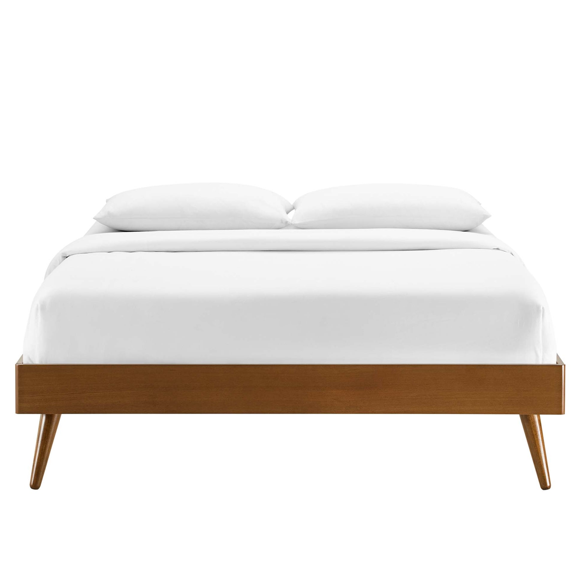 Bridgette Wood Twin Platform Bed With Splayed Legs