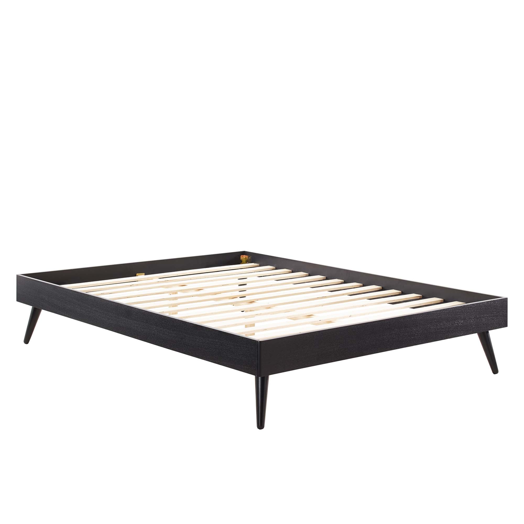 Margo Wood Queen Platform Bed Frame - Gray