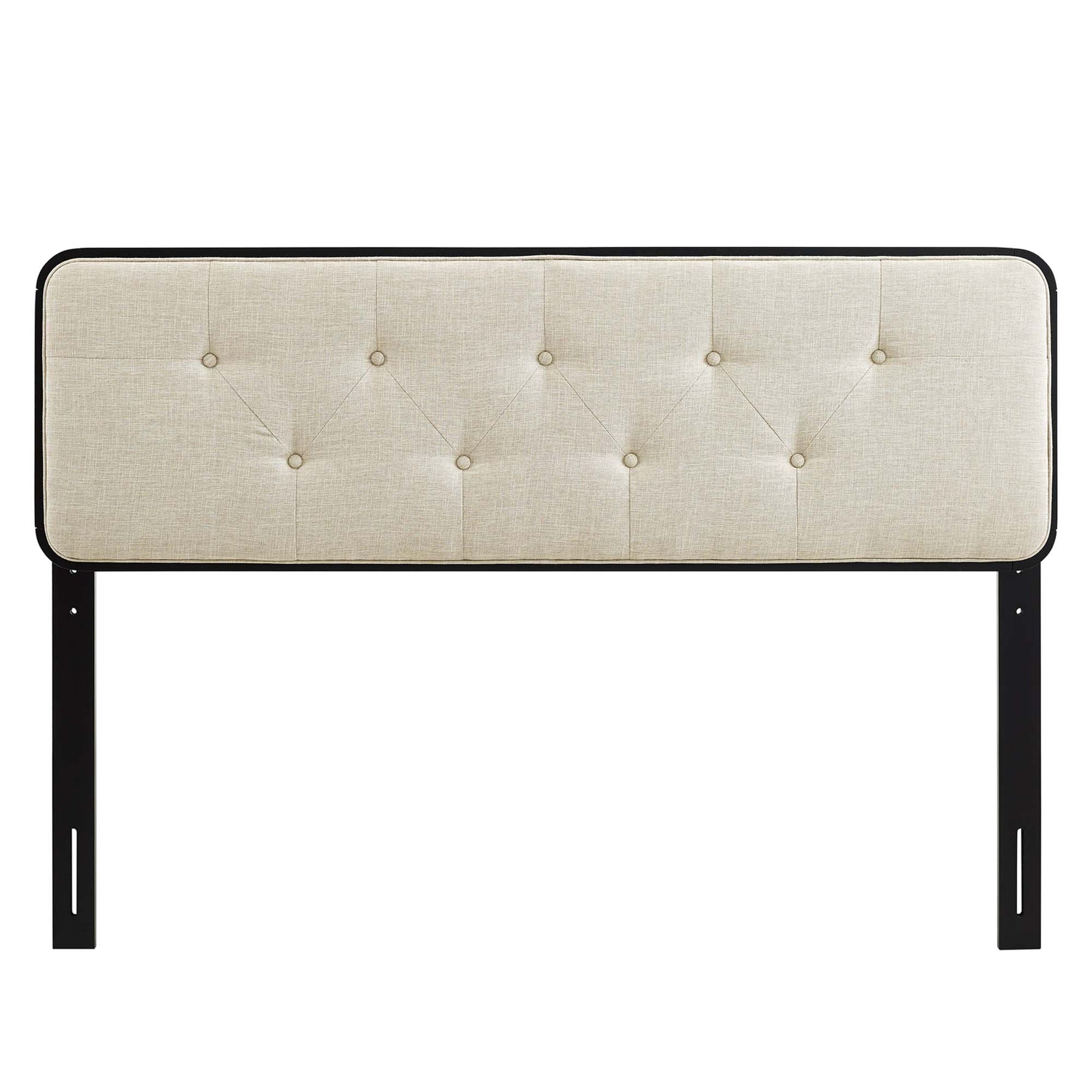 Bridgette Wood Platform Bed With Splayed Legs