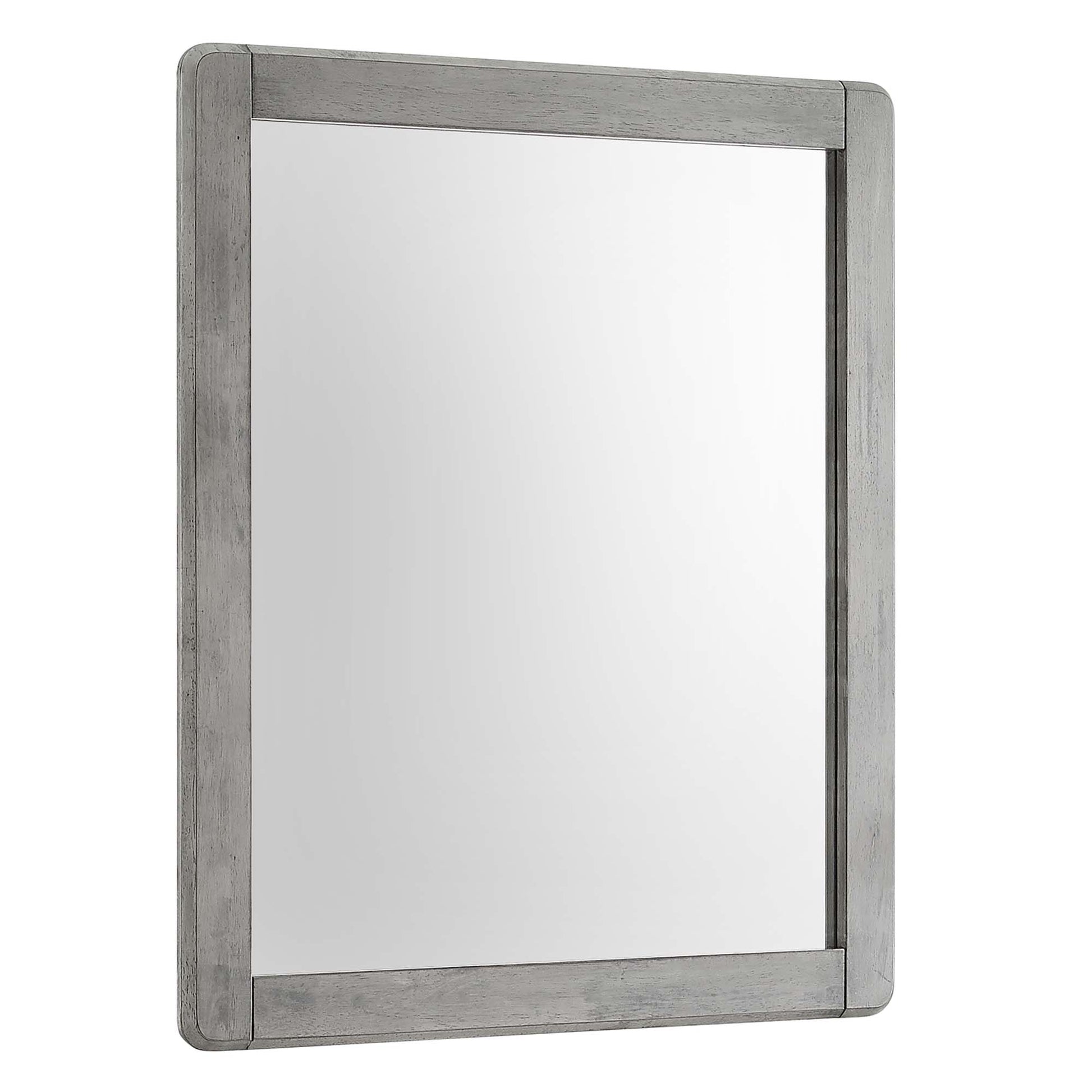 Georgia Wood Mirror - Gray