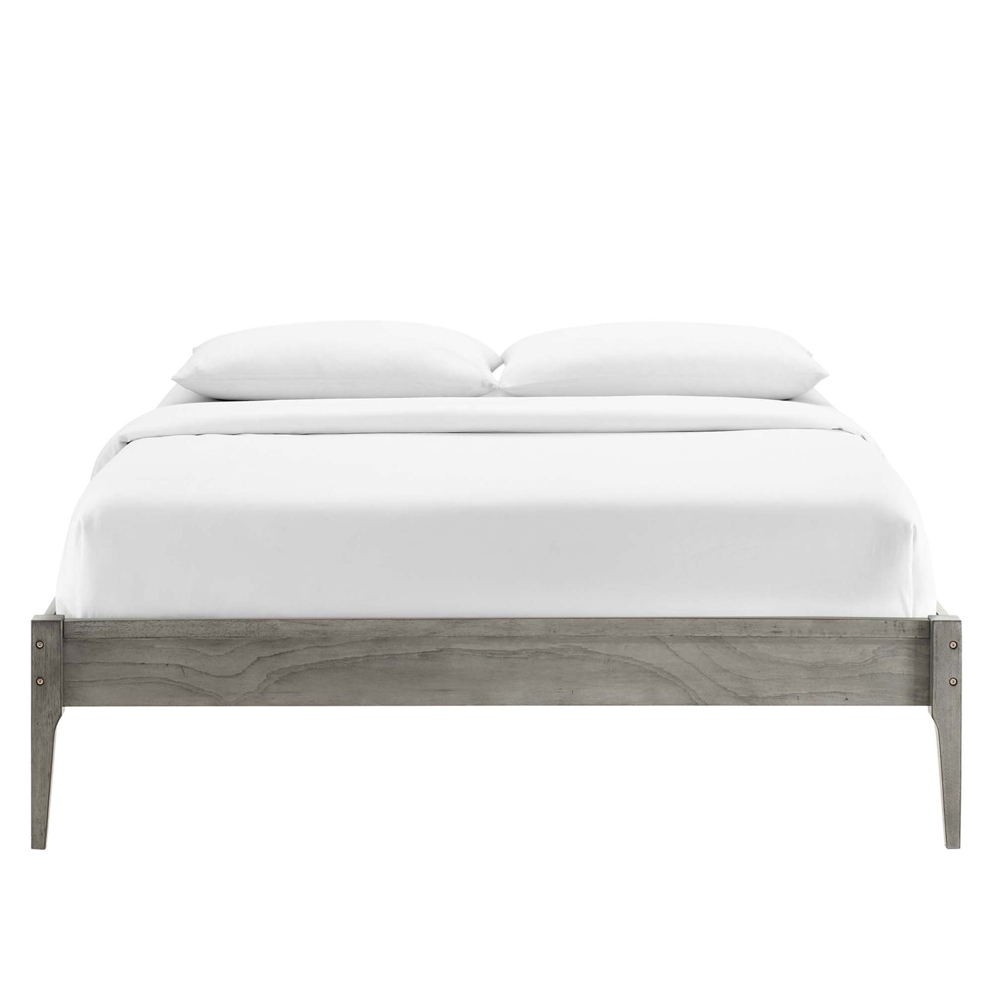 June Wood Platform Bed Frame