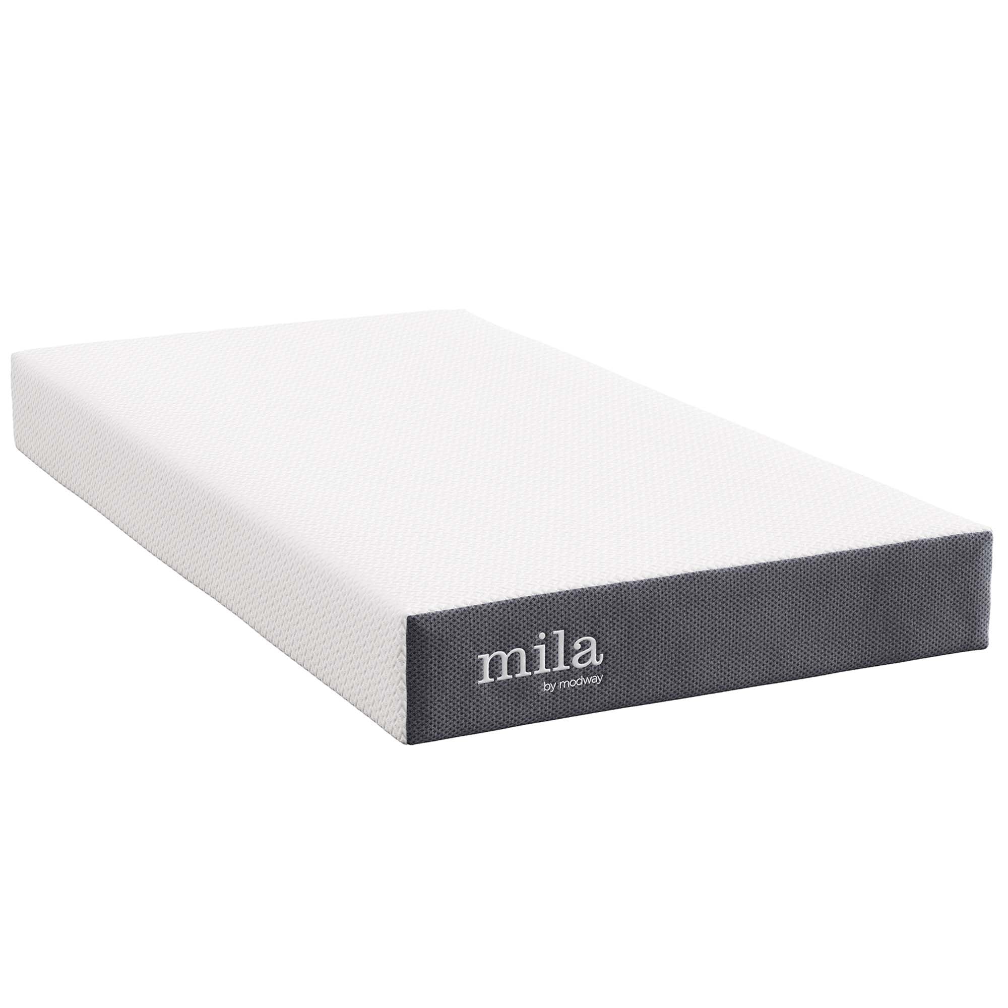 Mila 8" Twin Mattress - Gray