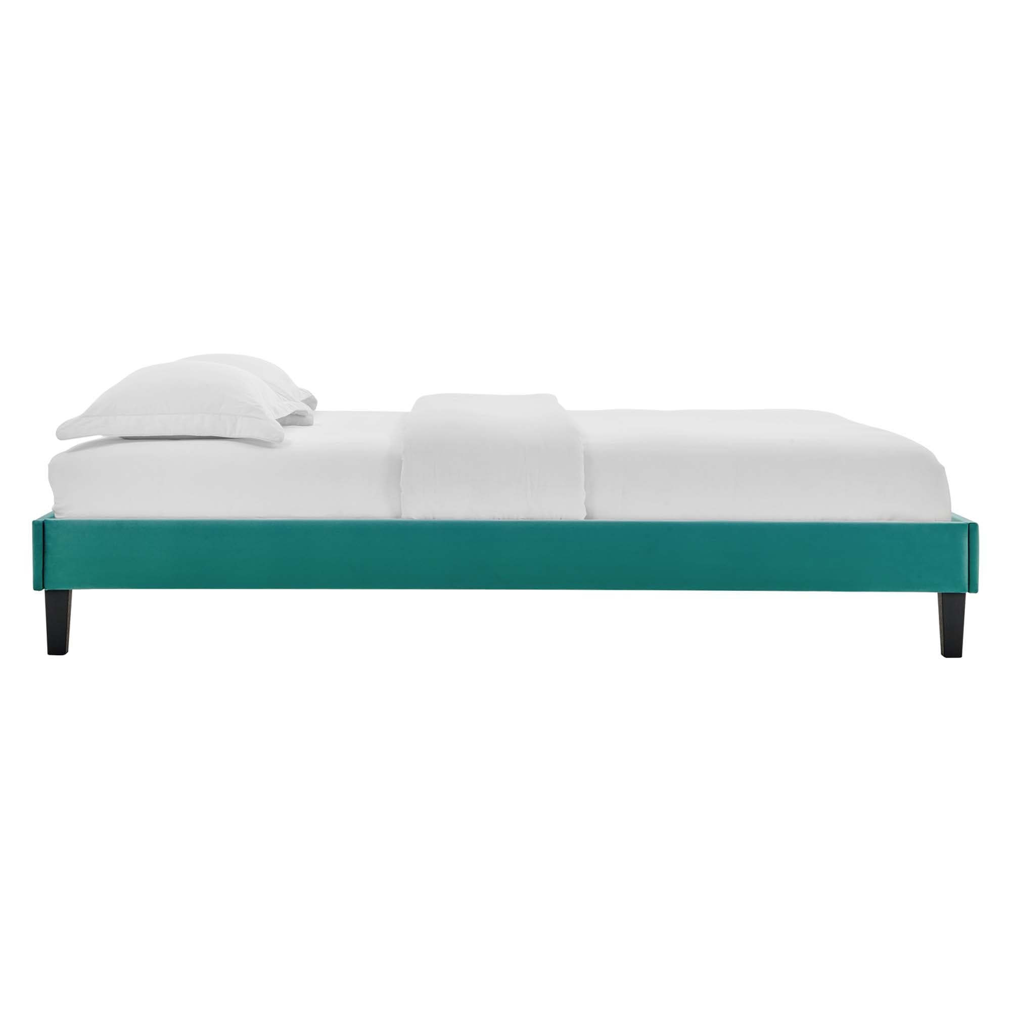 Juniper Channel Tufted Performance Velvet Full Platform Bed