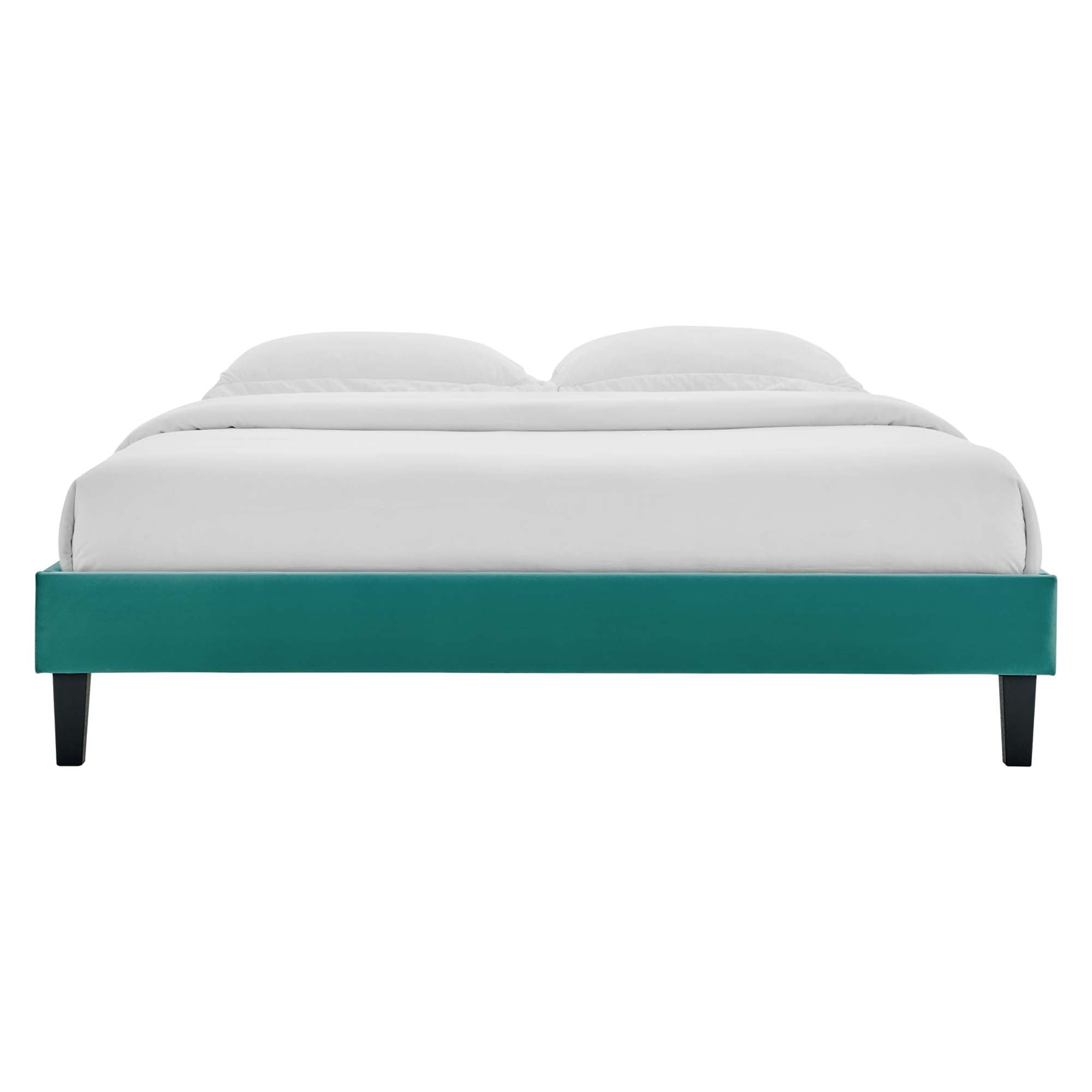 Juniper Channel Tufted Performance Velvet Full Platform Bed